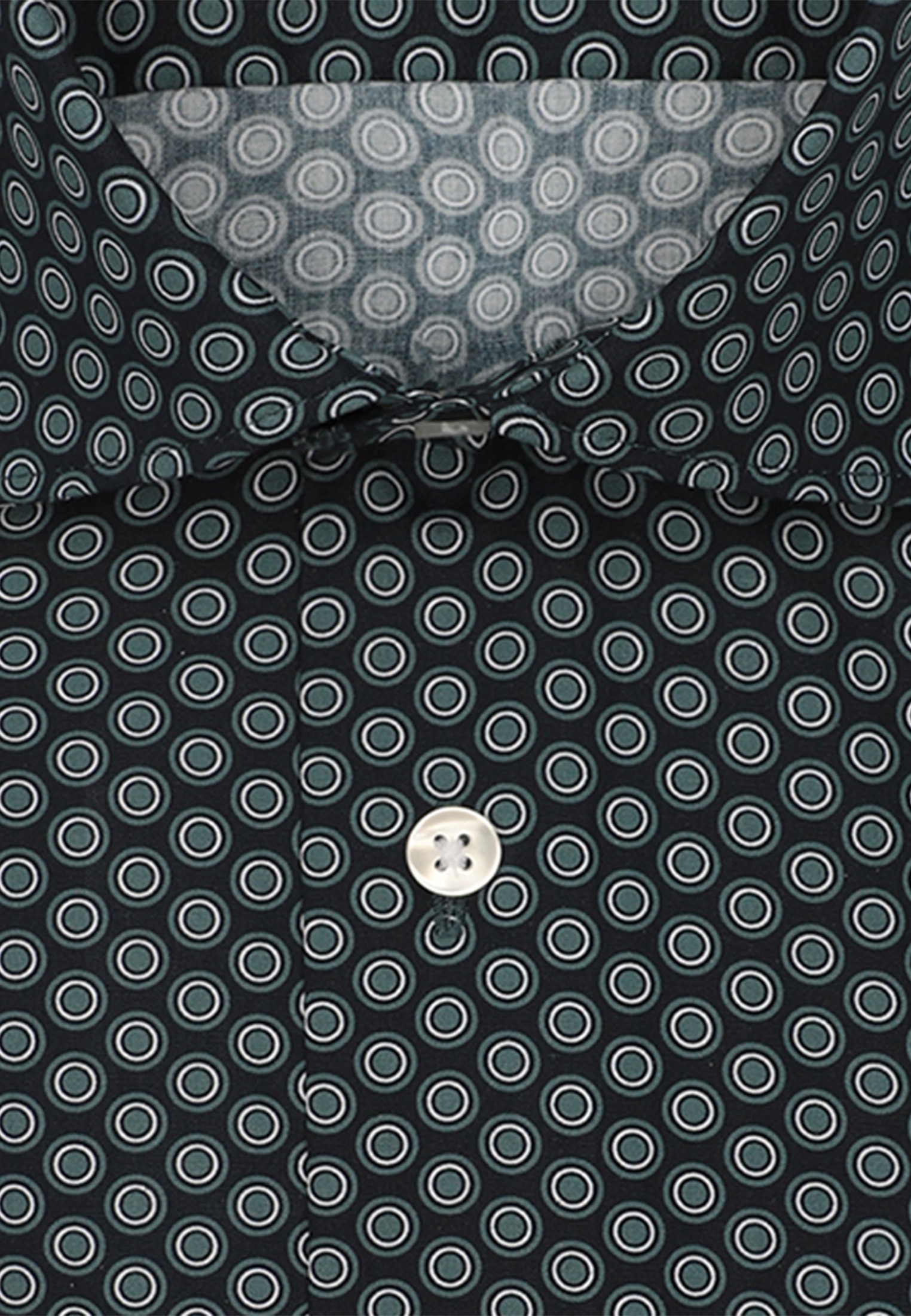 seidensticker Businesshemd "Schwarze Rose", Comfort 1/1 Kentkragen Druck günstig online kaufen