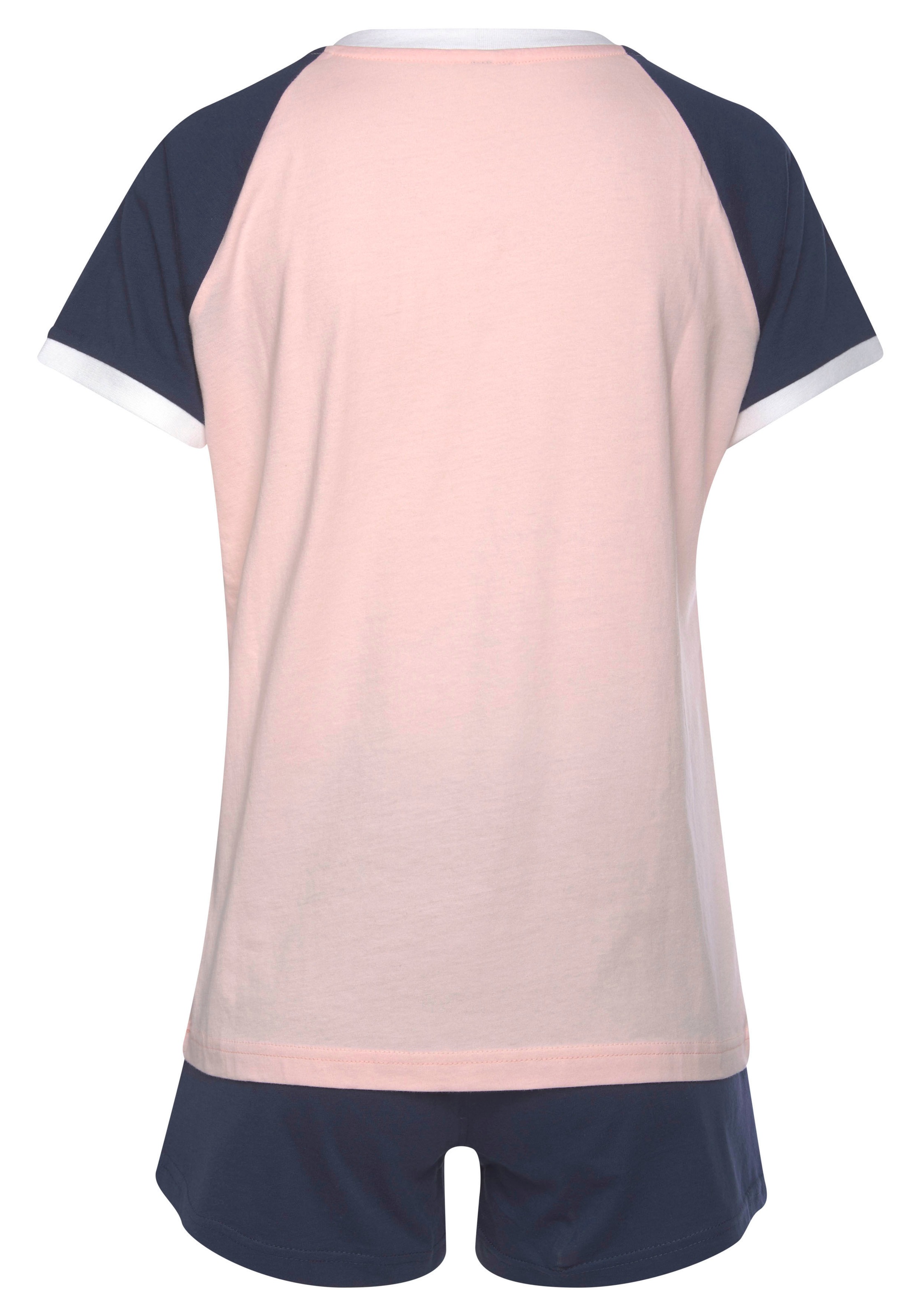 Thumbnail - KangaROOS Shorty 2-teilig, 2 tlg. mit kontrastfarbenen Raglanärmeln