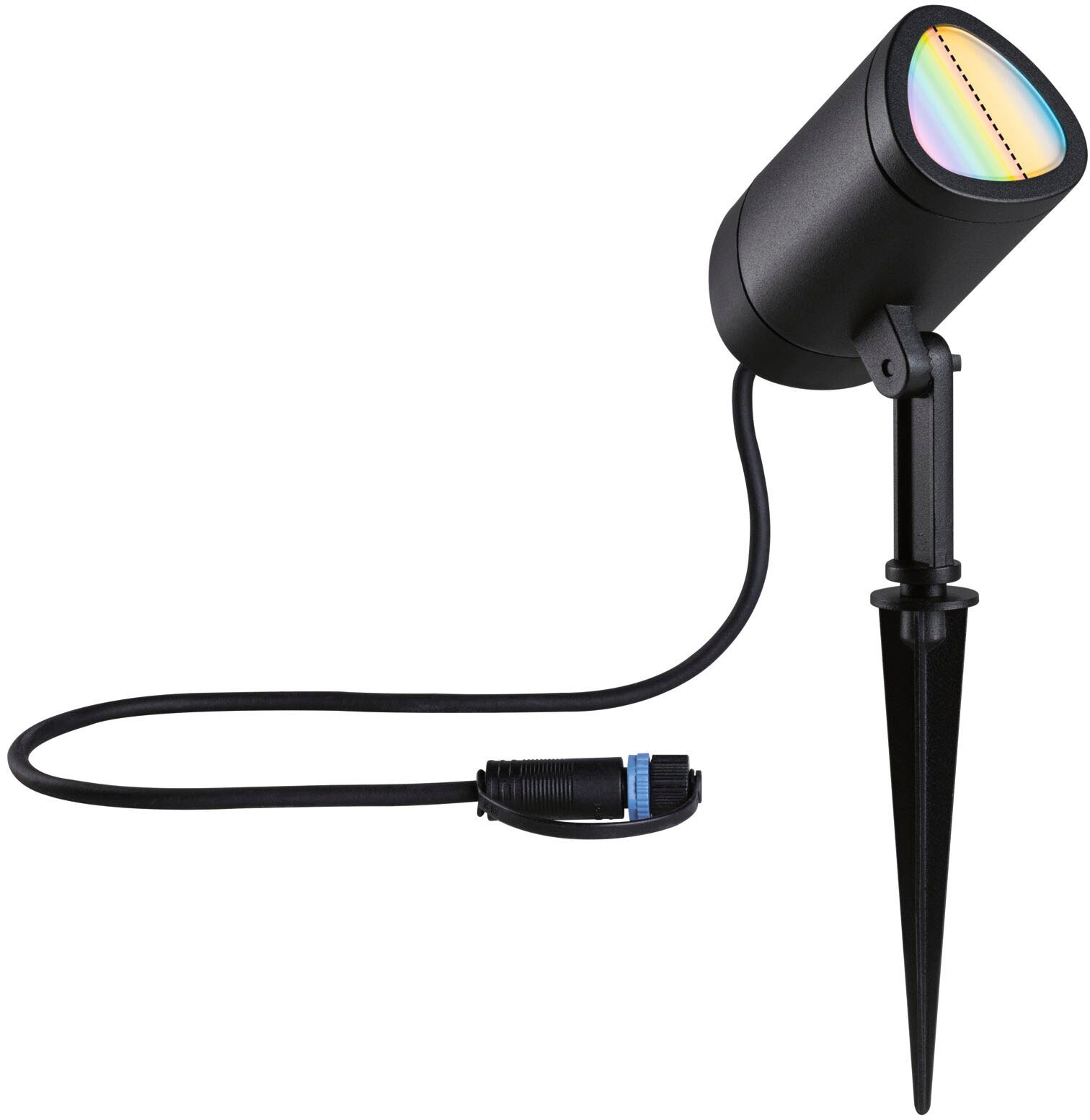 Paulmann LED Gartenstrahler "Plug & Shine Spot Shira", 1 flammig, RGBW Zigbee 2000-6500K