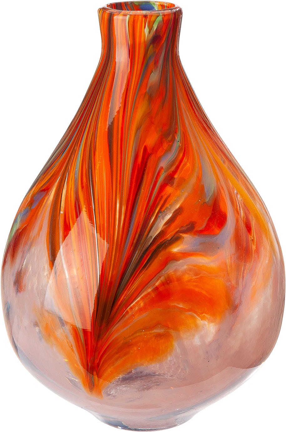 GILDE Tischvase "Vase Dream orange"