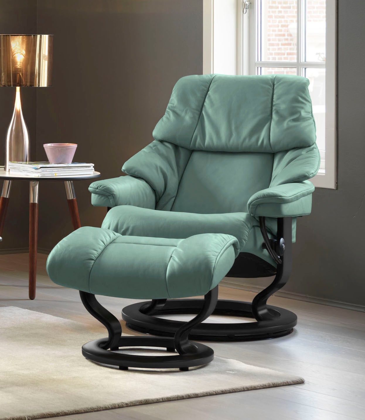 Stressless Fußhocker "Reno", mit Classic Base, Gestell Schwarz