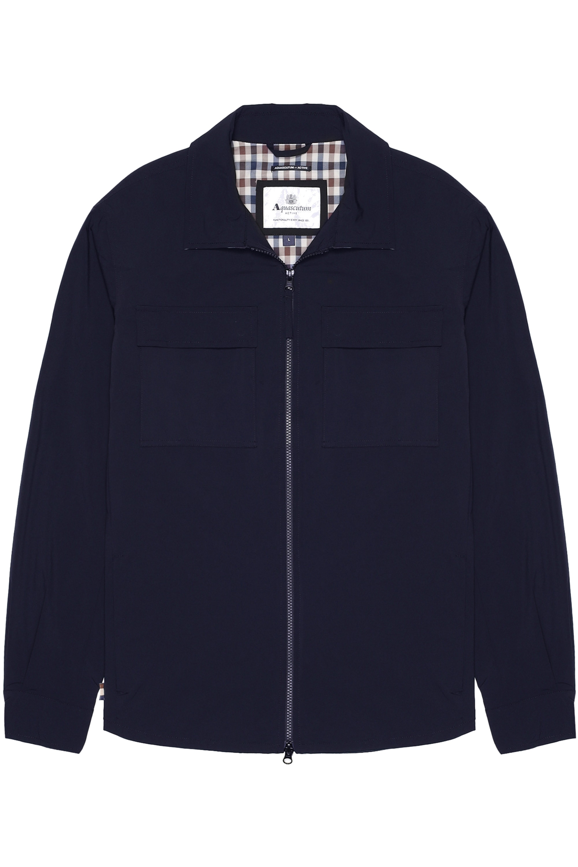 Aquascutum Active "STRETCH OVERSHIRT Herren" ohne Kapuze Hemdjacke Herren, leichte Jacke, Überhemd, Wetterjacke, Sale