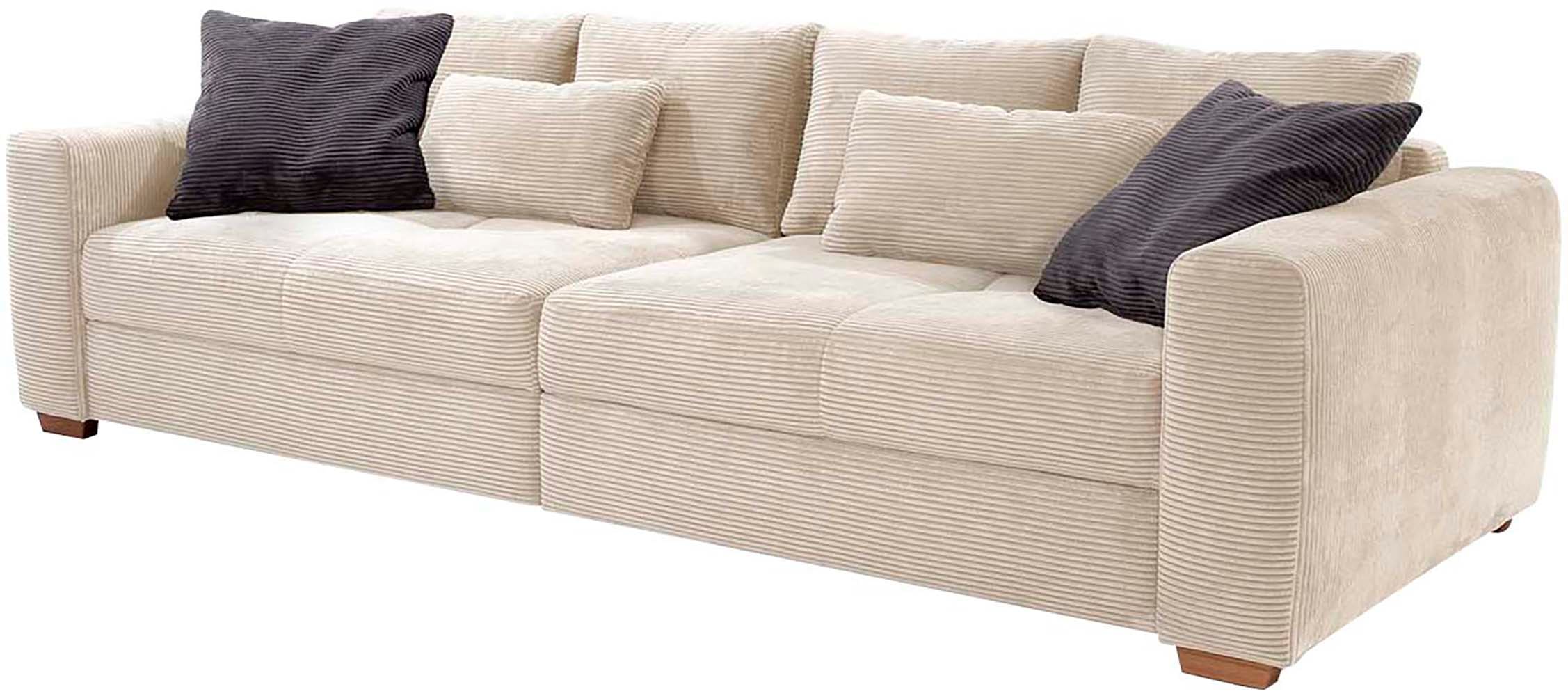 Jockenhöfer Gruppe Big-Sofa »Maxi«, Federkernpolsterung, inklusive 8 Kissen