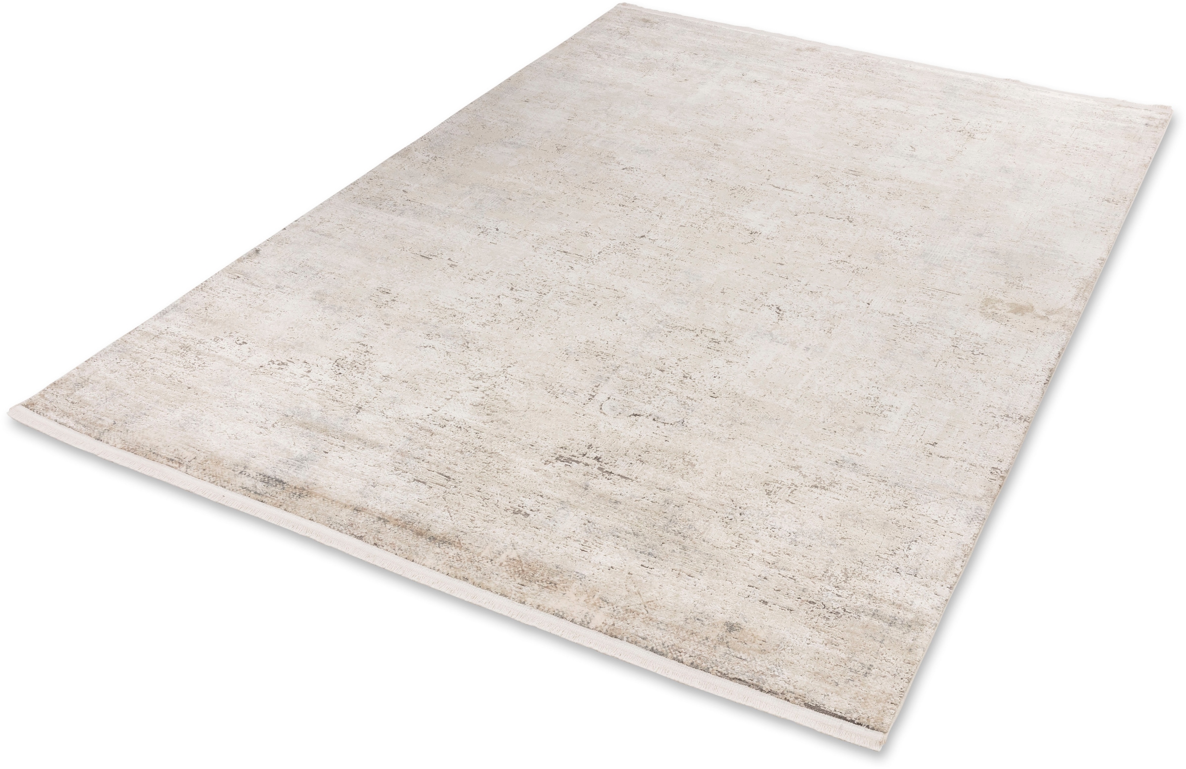 Teppich ASTRA "Gravina 243", beige, B:133cm H:8mm L:190cm, Viskose, Teppiche, Teppich, seidiger Schimmer durch Viskose, Hoch Tief Struktur, Wohnzimmer