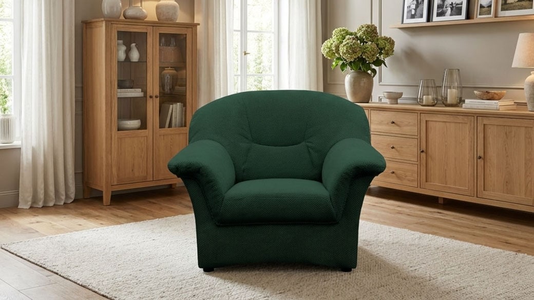 OTTO home Sessel "Langelland Sitzbreite 48 cm, mittelfester Sitzkomfort" aus haustierfreundlichem Pet Friendly Bezug