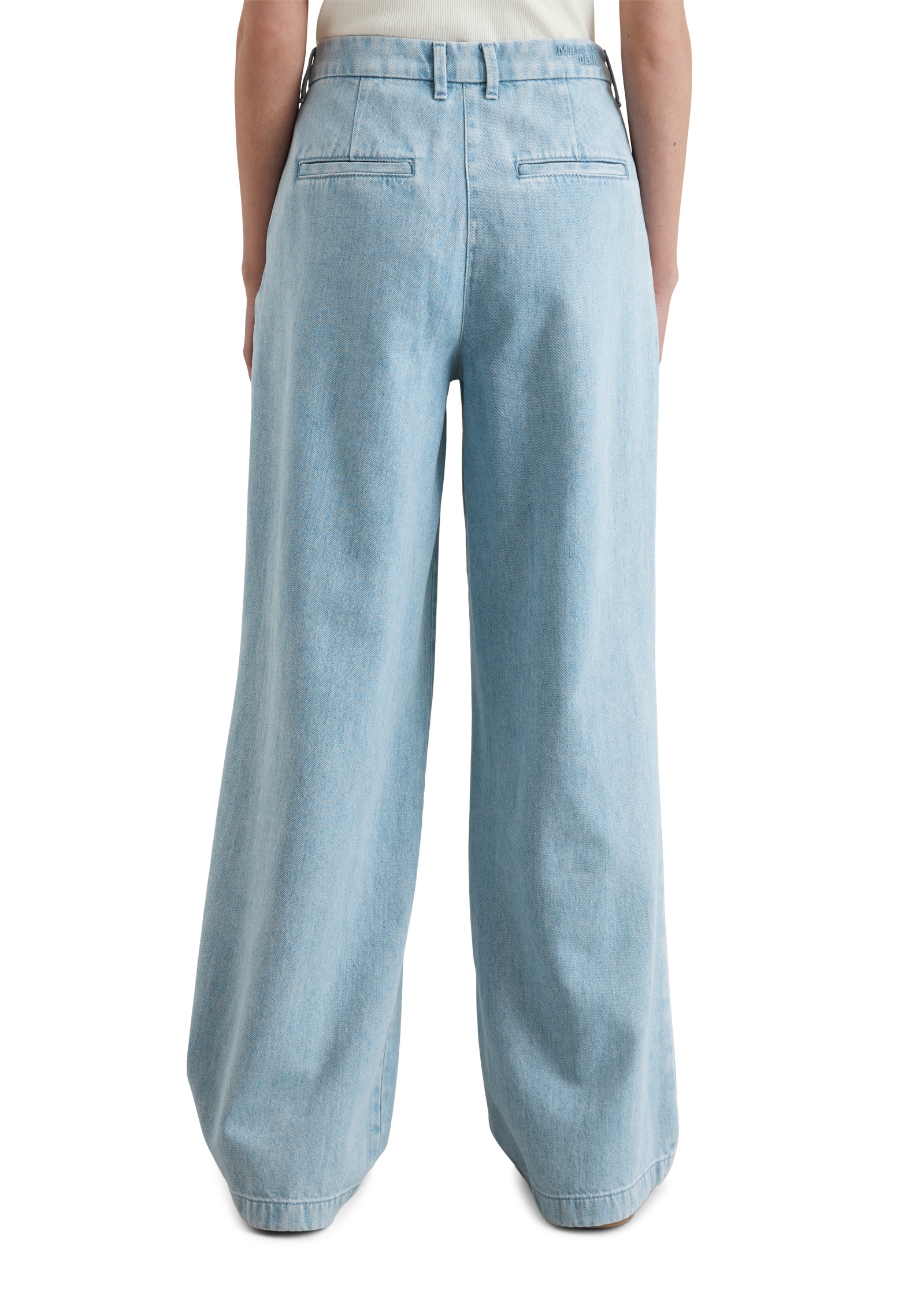 Marc O'Polo DENIM Weite Jeans »made with Orange Fiber«