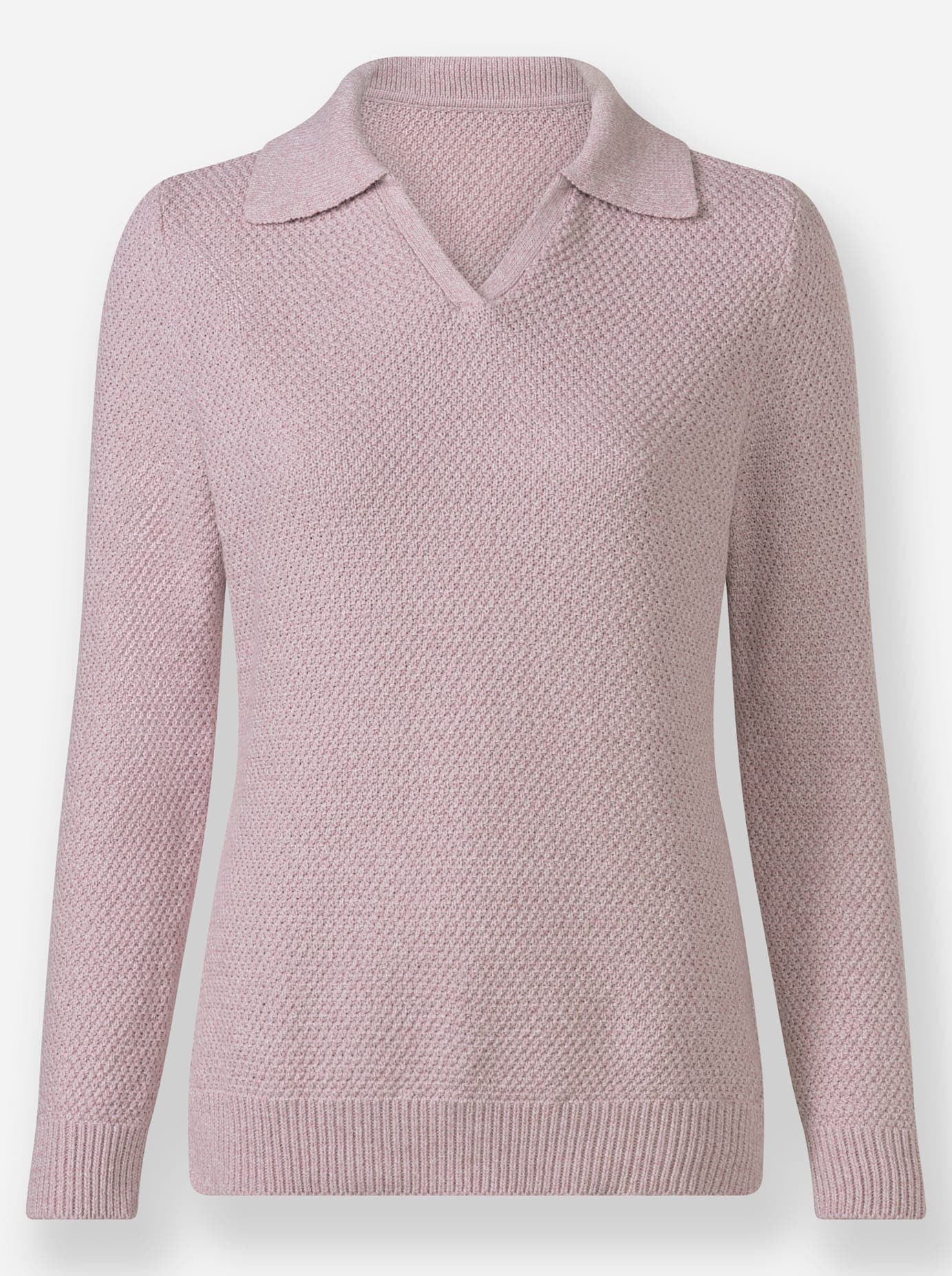 Inspirationen Strickpullover »Polopullover«