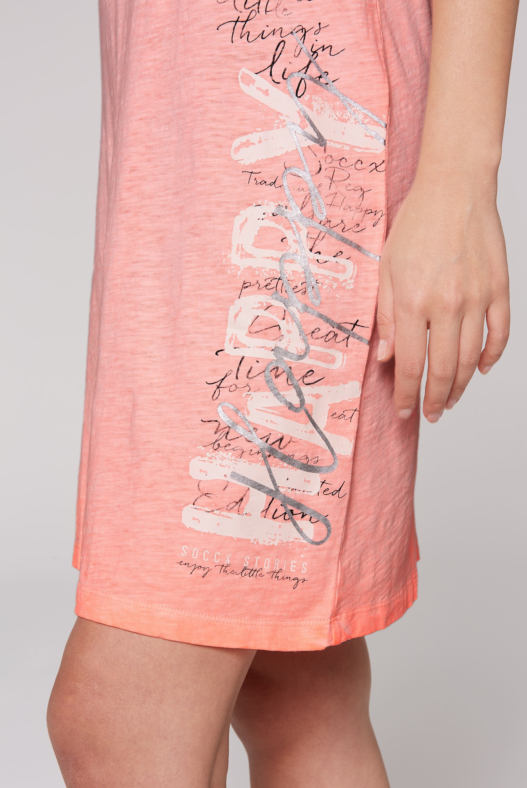 SOCCX Sommerkleid, mit Tanktop-Rücken