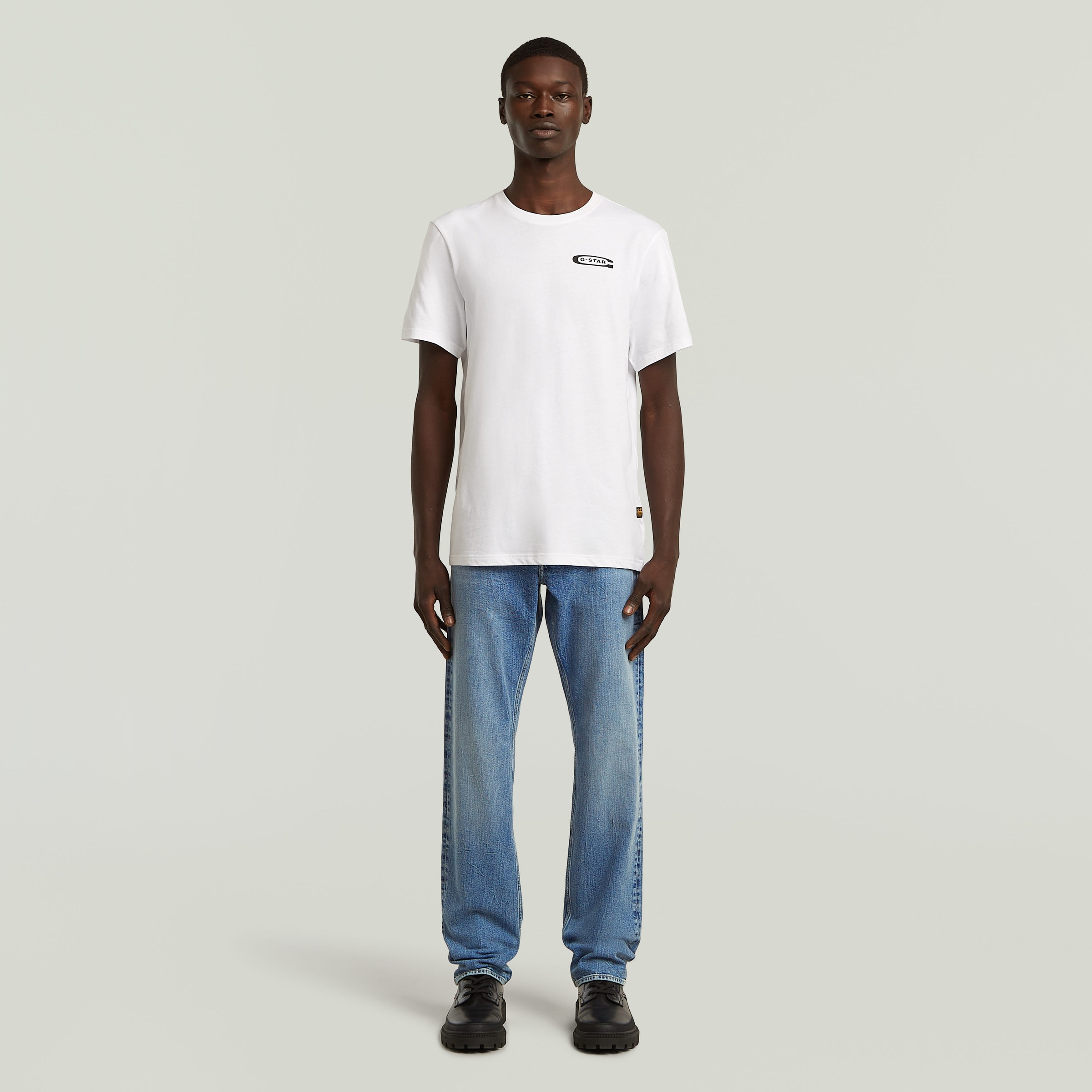 G-star pour homme. D23692-D930-H078 Jeans Mosa Straight blue (33/34), Bleu, Casuel, Coton, Denim 8