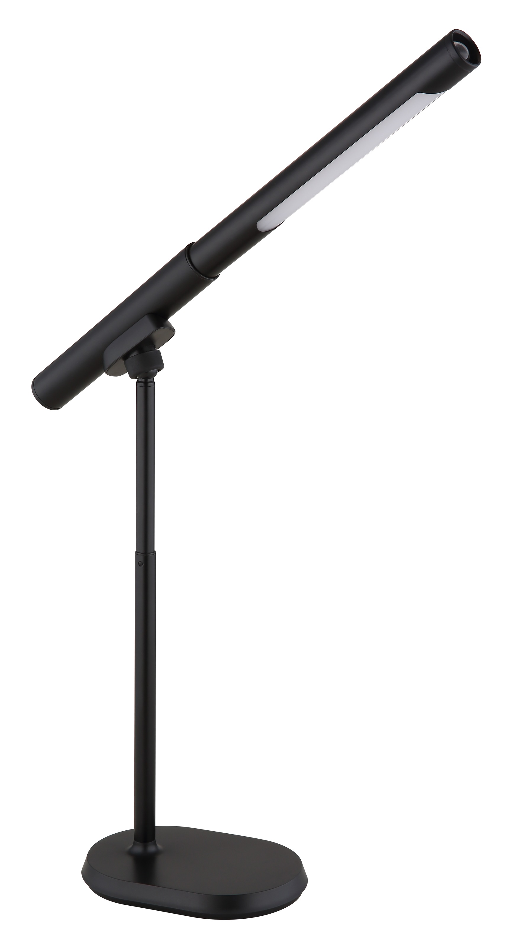 GLOBO LIGHTING LED Tischleuchte »MILAN«, Leuchtmittel LED-Modul | LED fest integriert, Tischlampe/Arbeitszimmer/Bürotischleuchte/Taschenlampe/schwarz