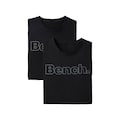 Bench. T-Shirt, (2 tlg., 2er-Pack), mit Bench. Print vorn