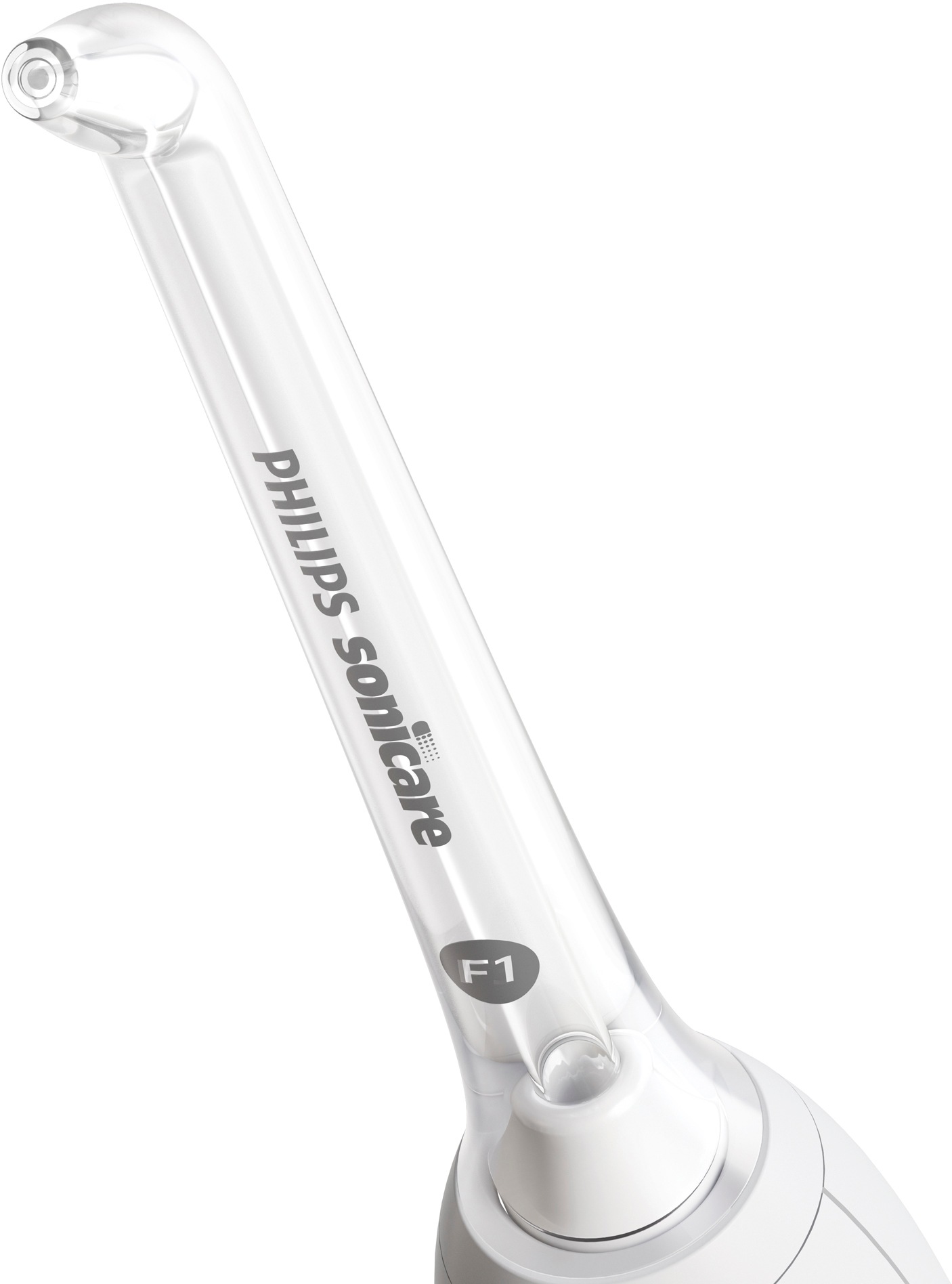 Philips Sonicare Mundduschen-Ersatzdüse »F1 Standard Aufsteckdüse HX3042/00«, angewinkelte Form, kompatibel mit jeder Philips Sonicare Powerflosser