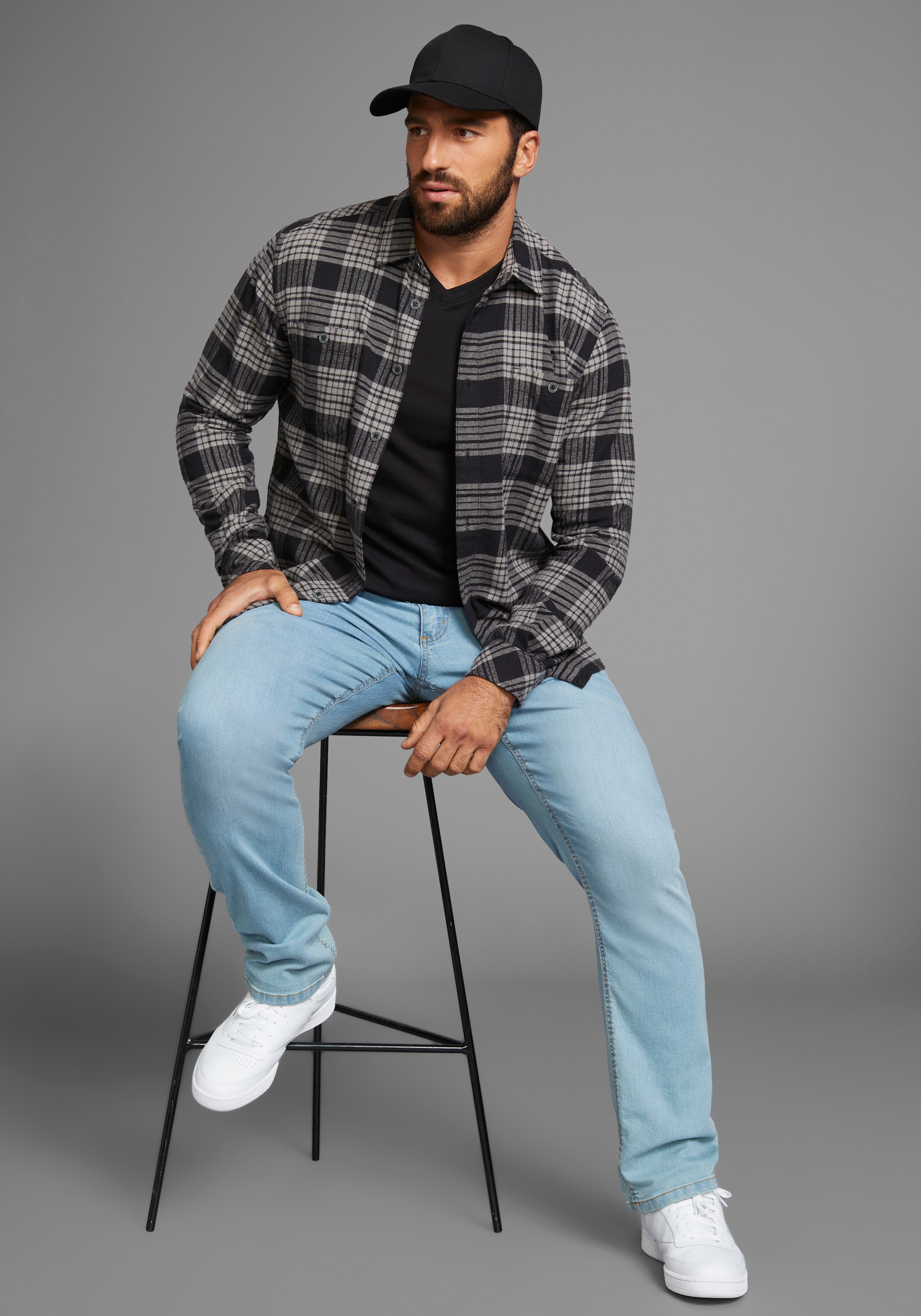 Man's World Langarmshirt, auch zum Unterziehen