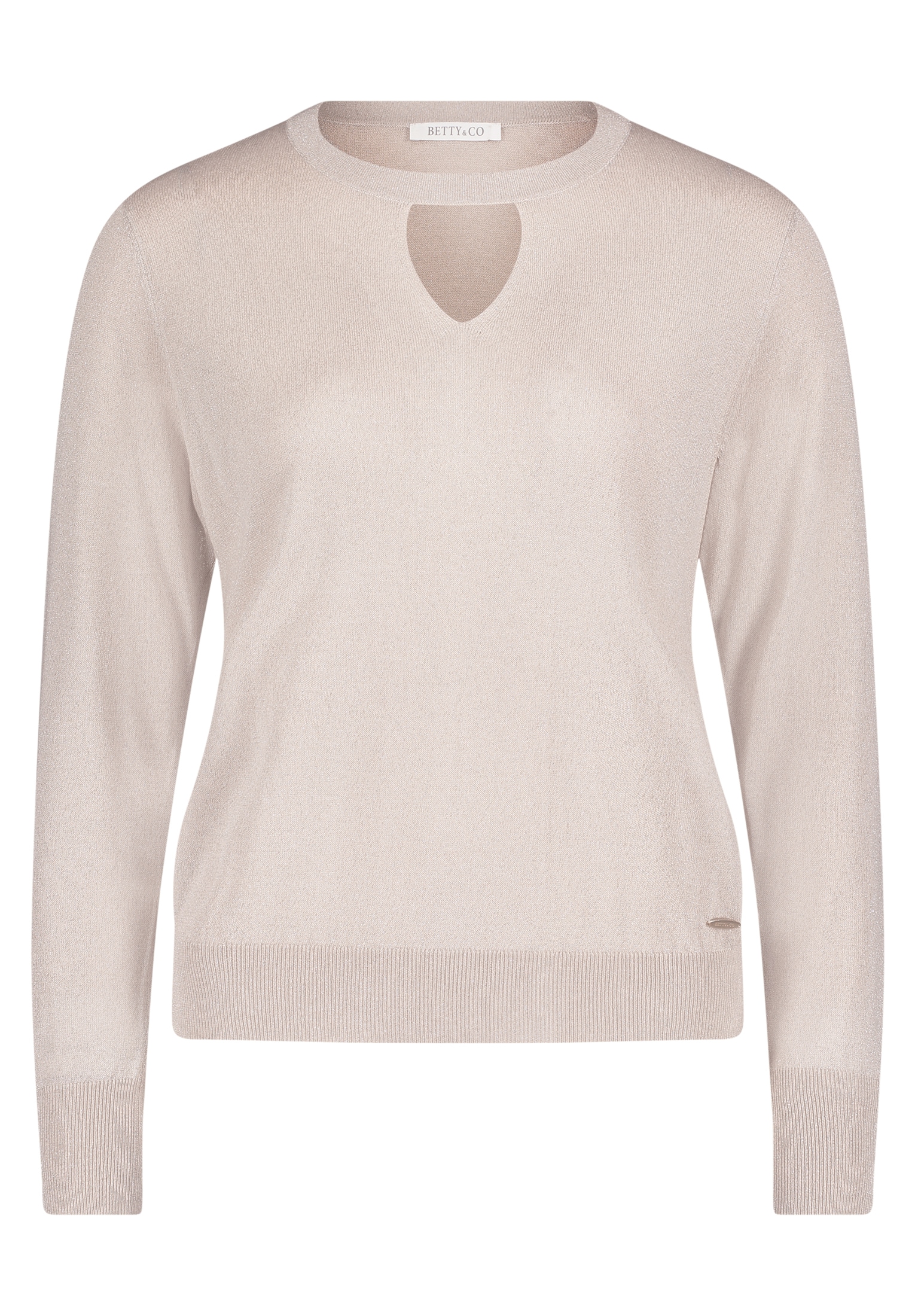 Betty&Co Strickpullover "Betty & Co Damen Strickpullover mit Lurexfaden", ( günstig online kaufen