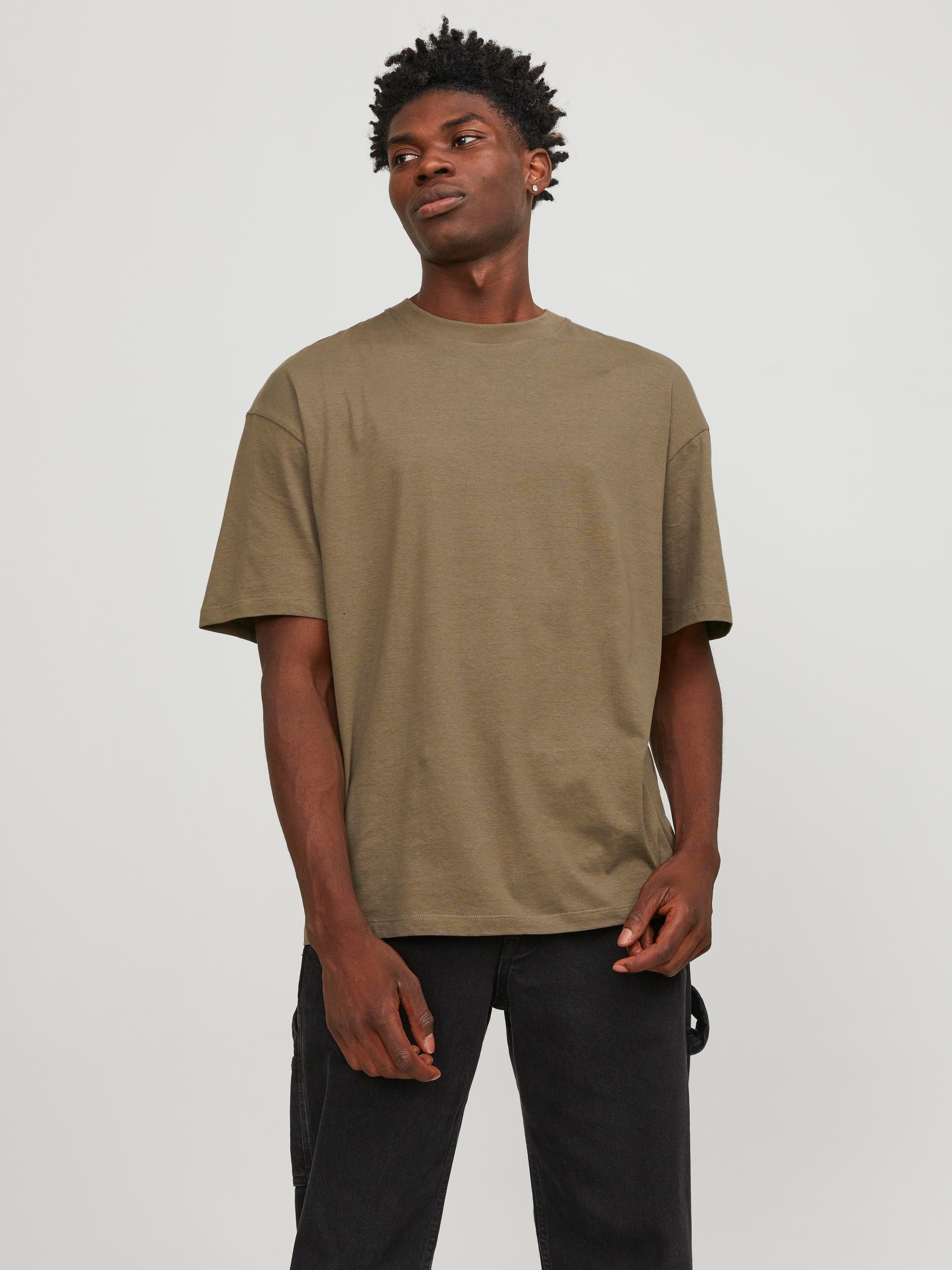 Jack & Jones Oversize-Shirt "JJEBRADLEY TEE SS O-NECK NOOS", mit Rundhalsau günstig online kaufen