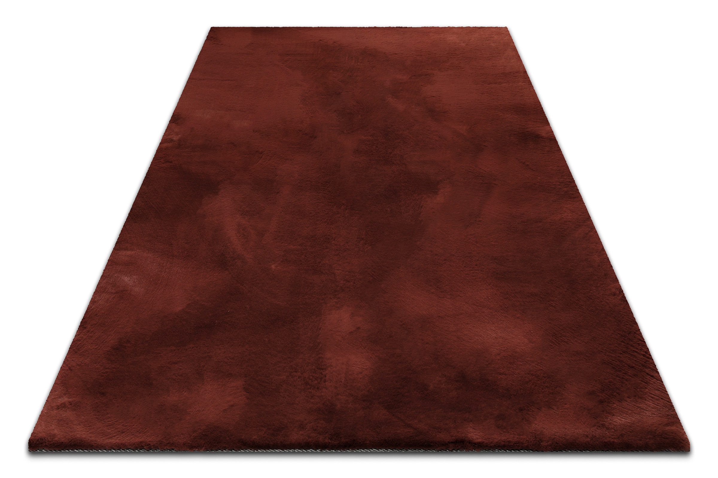 Hochflor-Teppich ESPRIT "Alice ESP-4377, Kunstfell", rot (bordeaux), B:130cm H:25mm L:190cm, Kunstfaser, Teppiche, Kaninchenfell-Haptik, besonders weich und dicht, für alle Räume 3