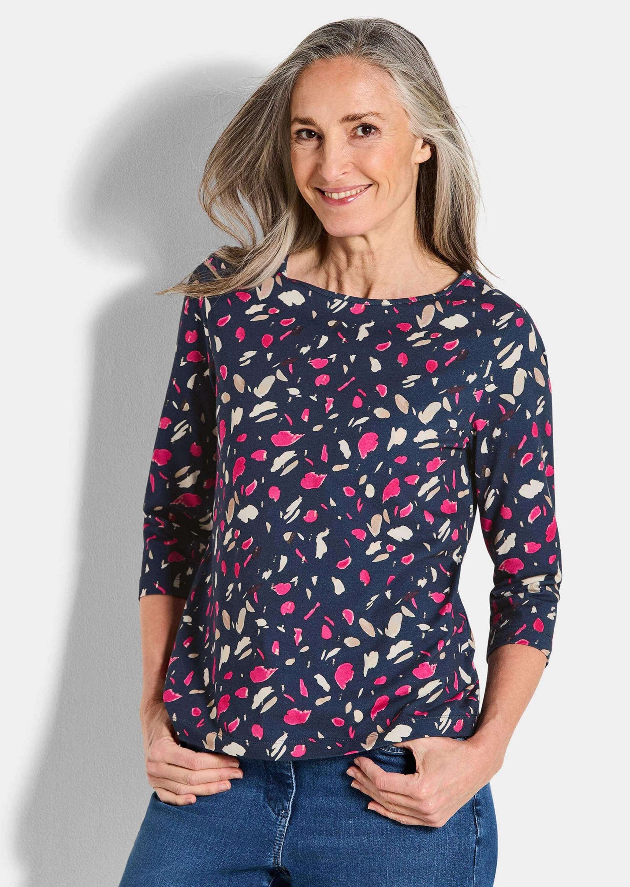GOLDNER Kurzarmshirt »Bequemes Shirt aus Baumwoll-Jersey«