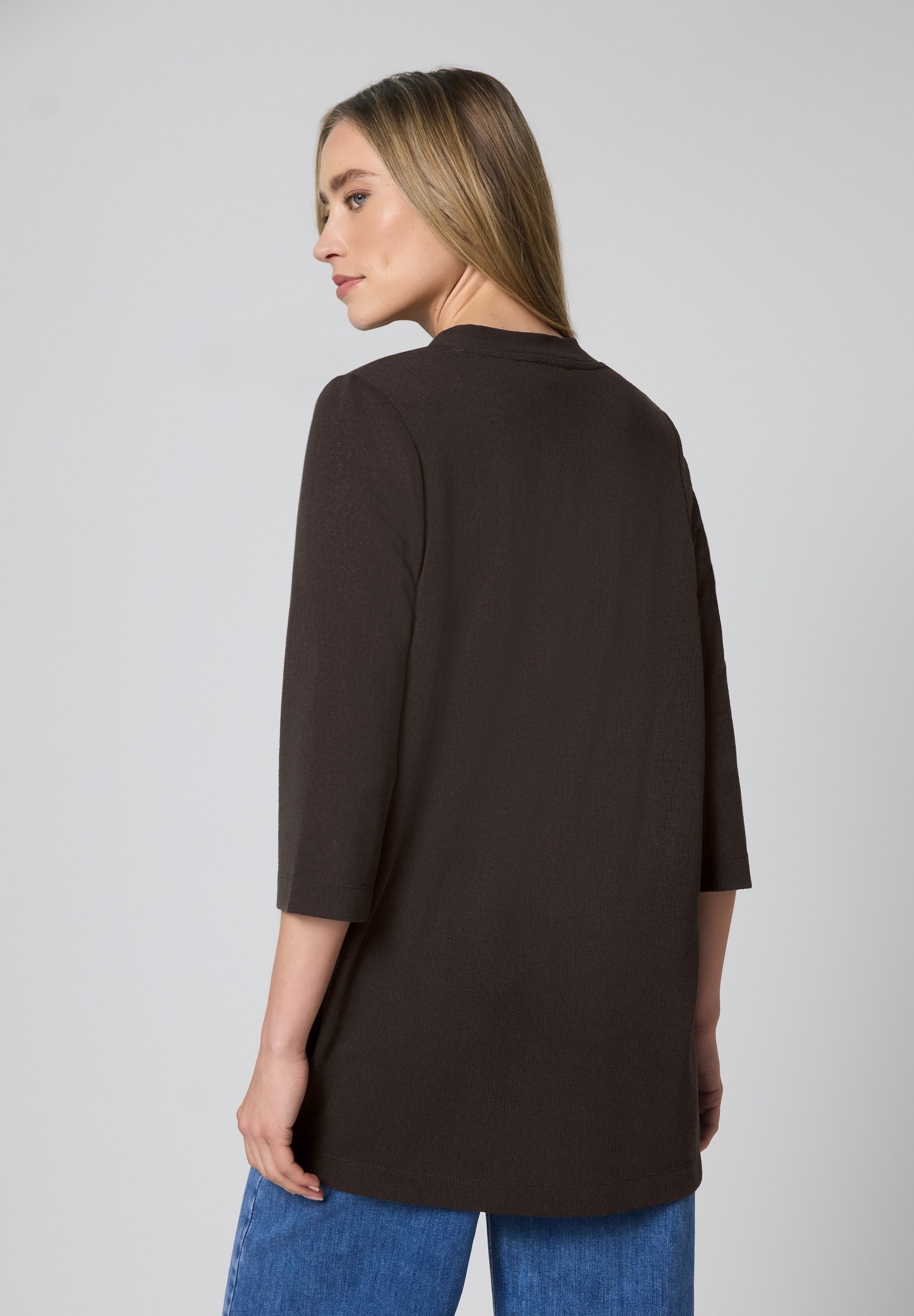 STREET ONE Cardigan mit Materialmix