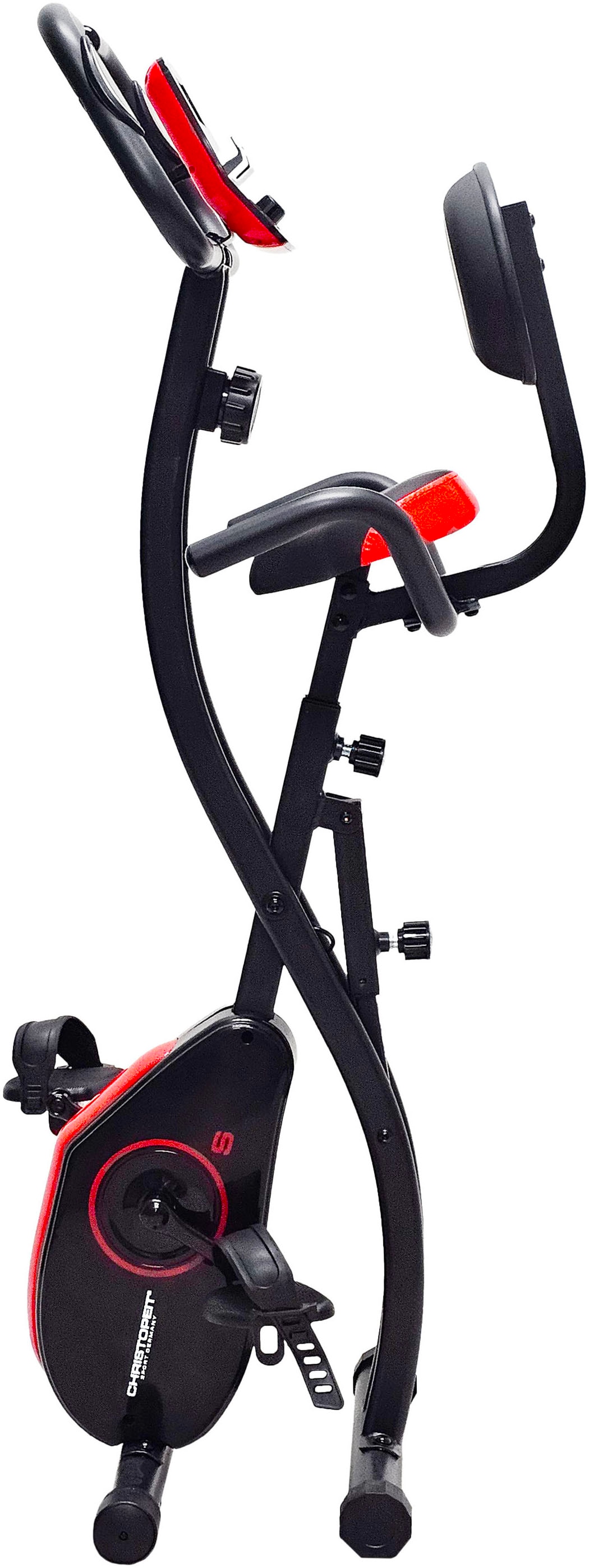 Christopeit Sport® Heimtrainer »S-Bike«, (Kinomap,Fithome und Zwift kompatibel), Schwungmasse ca. 5 kg, 8 Widerstandsstufen