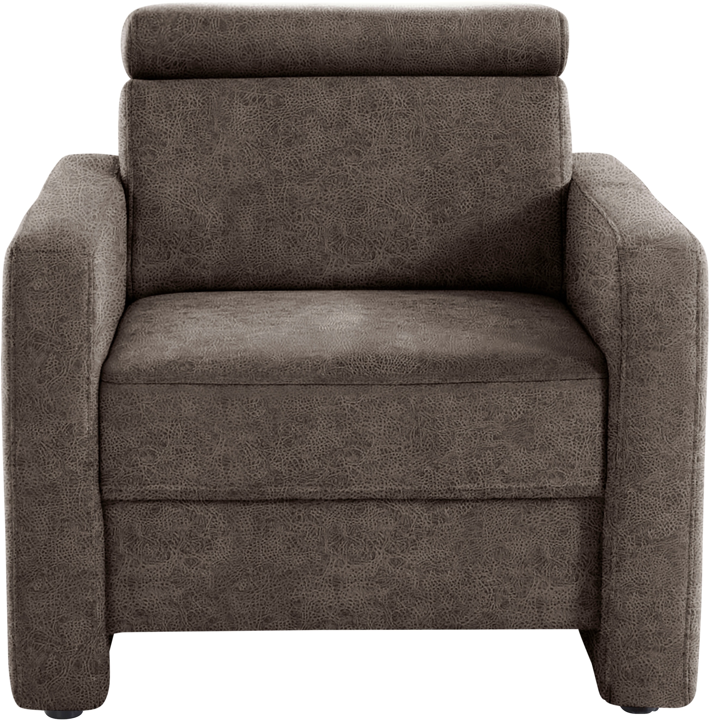 sit&more Sessel "Bologna", mit Federkern, inklusive Kopfteilverstellung