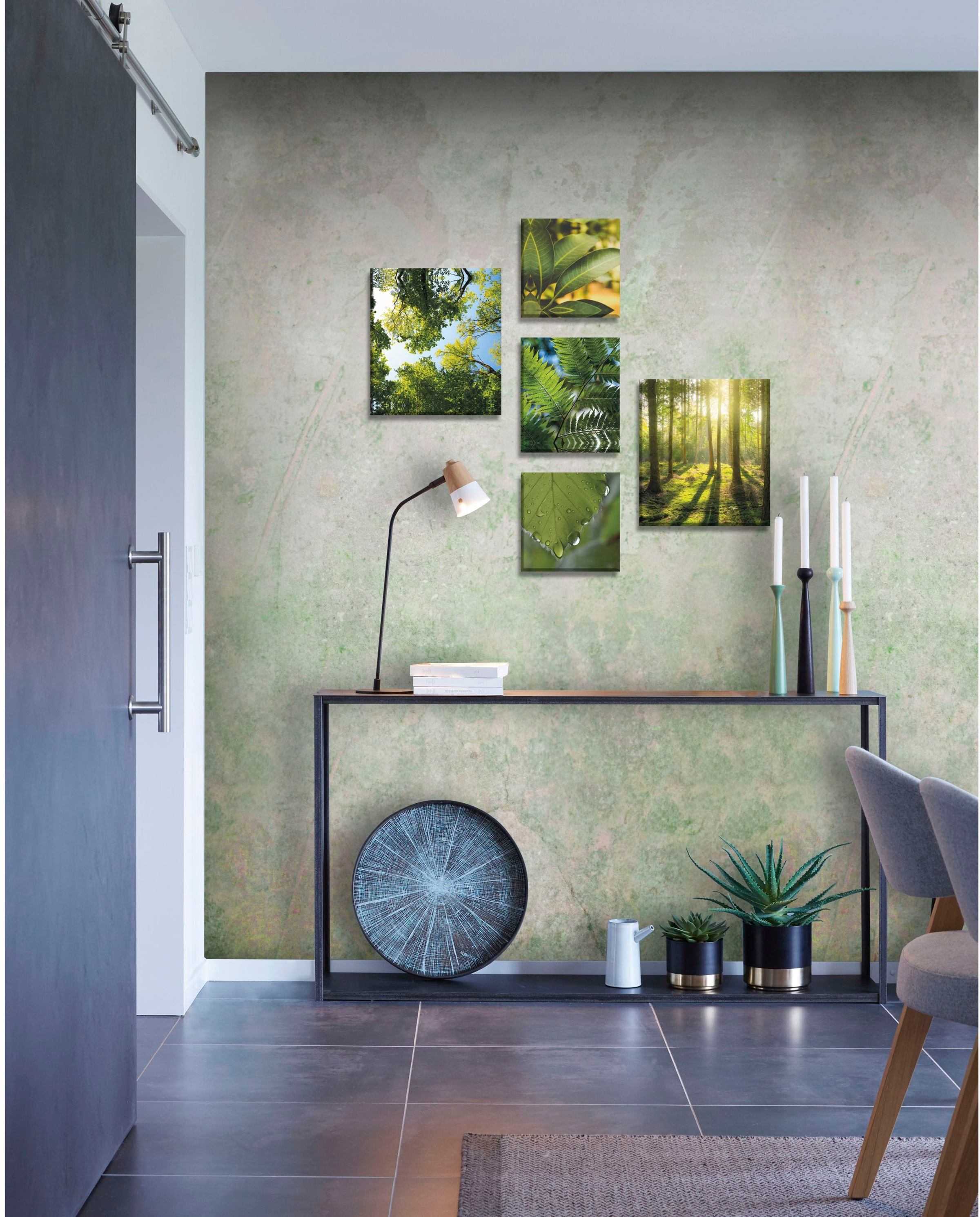 Art for the home Leinwandbild »Pure Natur«, Landschaft, (Set)