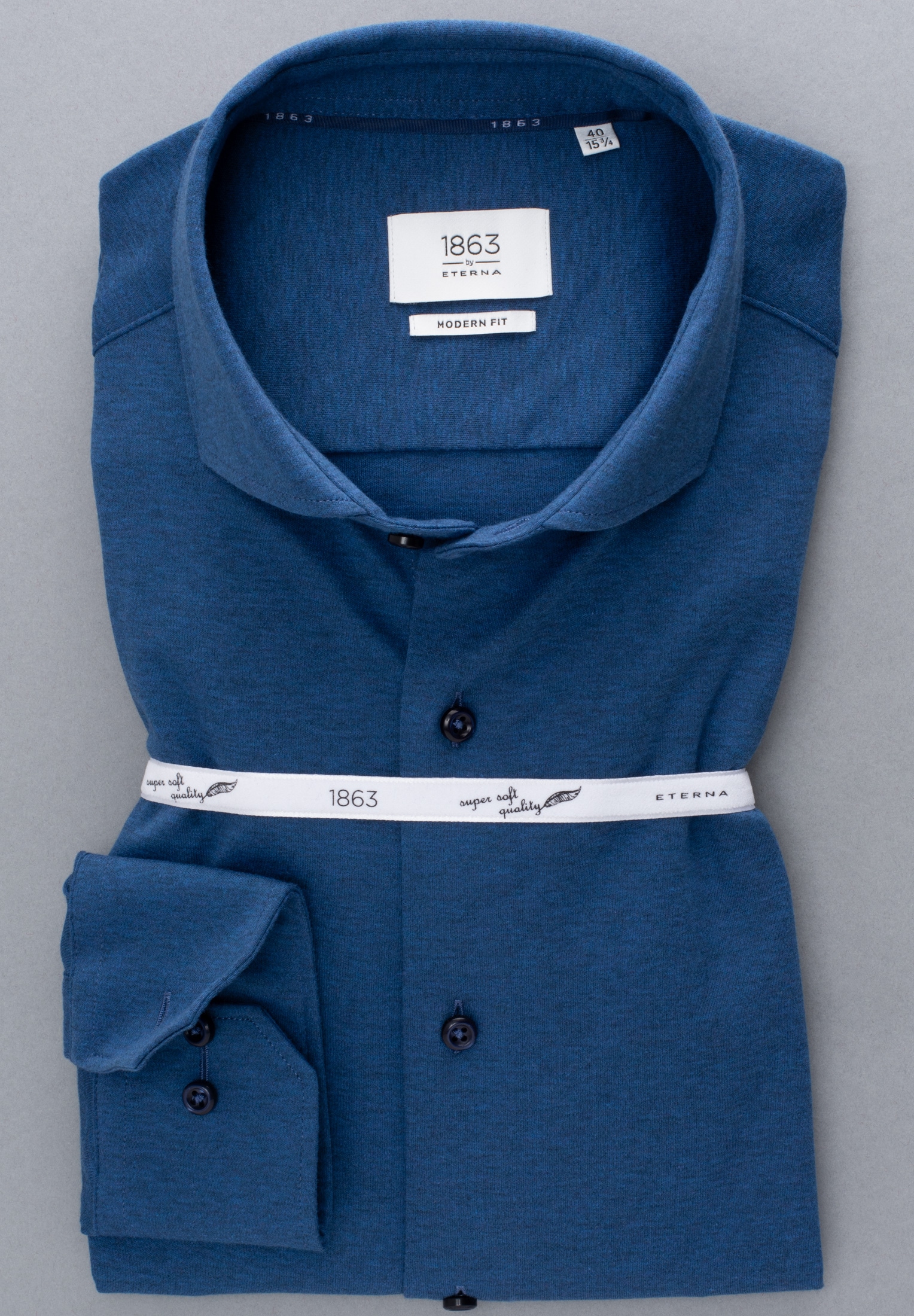 Eterna Langarmhemd »MODERN FIT«, NON IRON (bügelfrei)