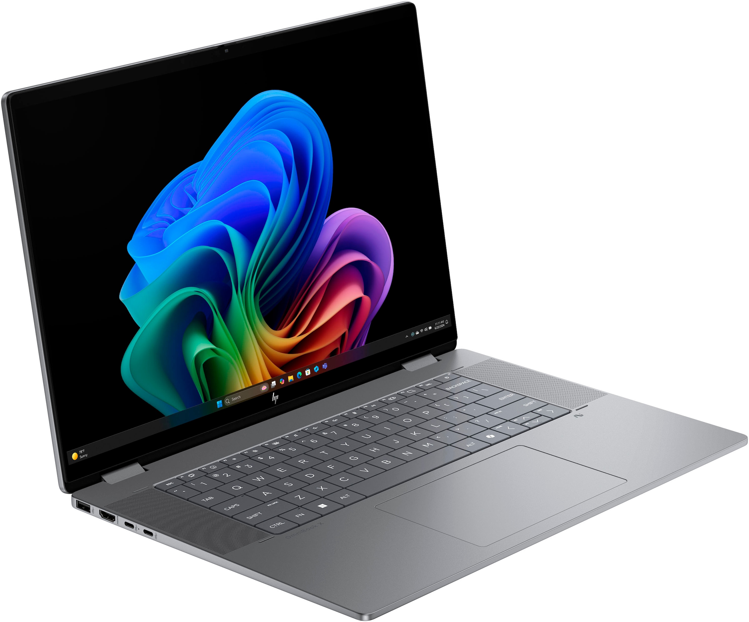 HP Convertible Notebook »OmniBook X Flip 16-ar0077ng«, 40,6 cm, / 16 Zoll, AMD, Ryzen™ AI 7, Radeon 860M, 512 GB SSD