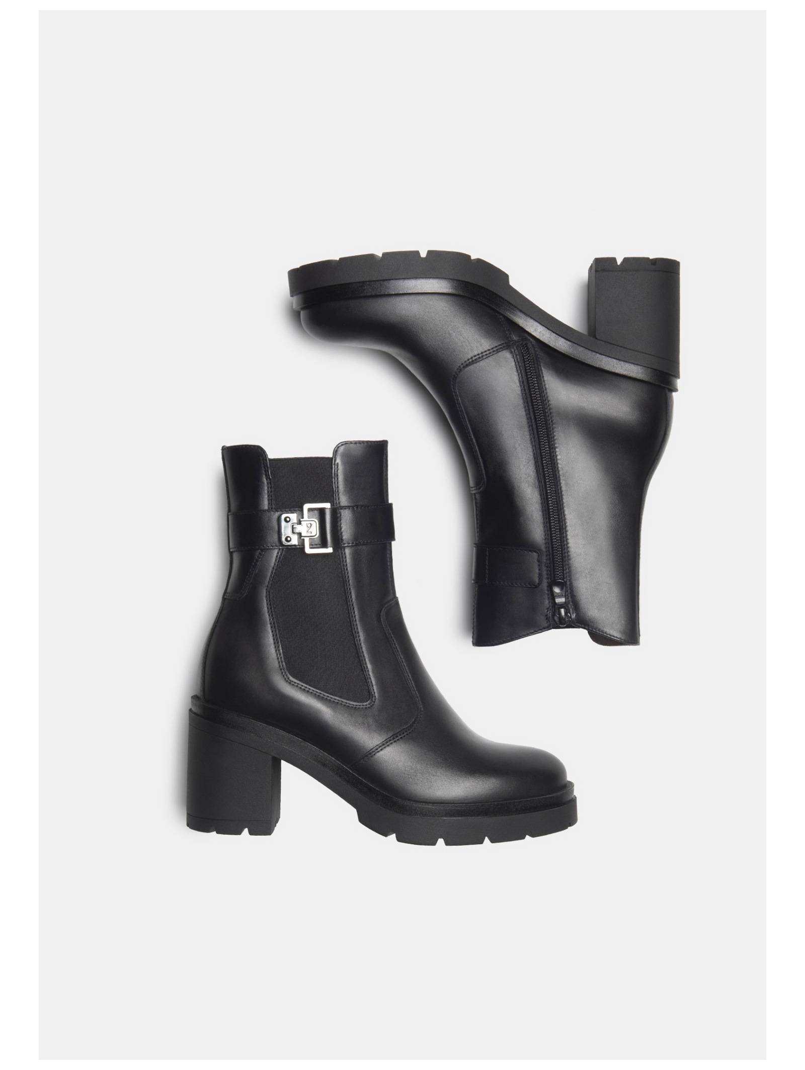 Thumbnail - Nero Giardini High-Heel-Stiefelette "Nero Giardini Stiefelette Leder/Textil"