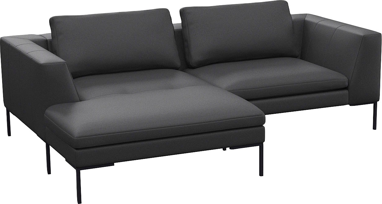 FLEXLUX Ecksofa "Loano, superbequemer Sitzkomfort durch Kaltschaum im Sitz, günstig online kaufen