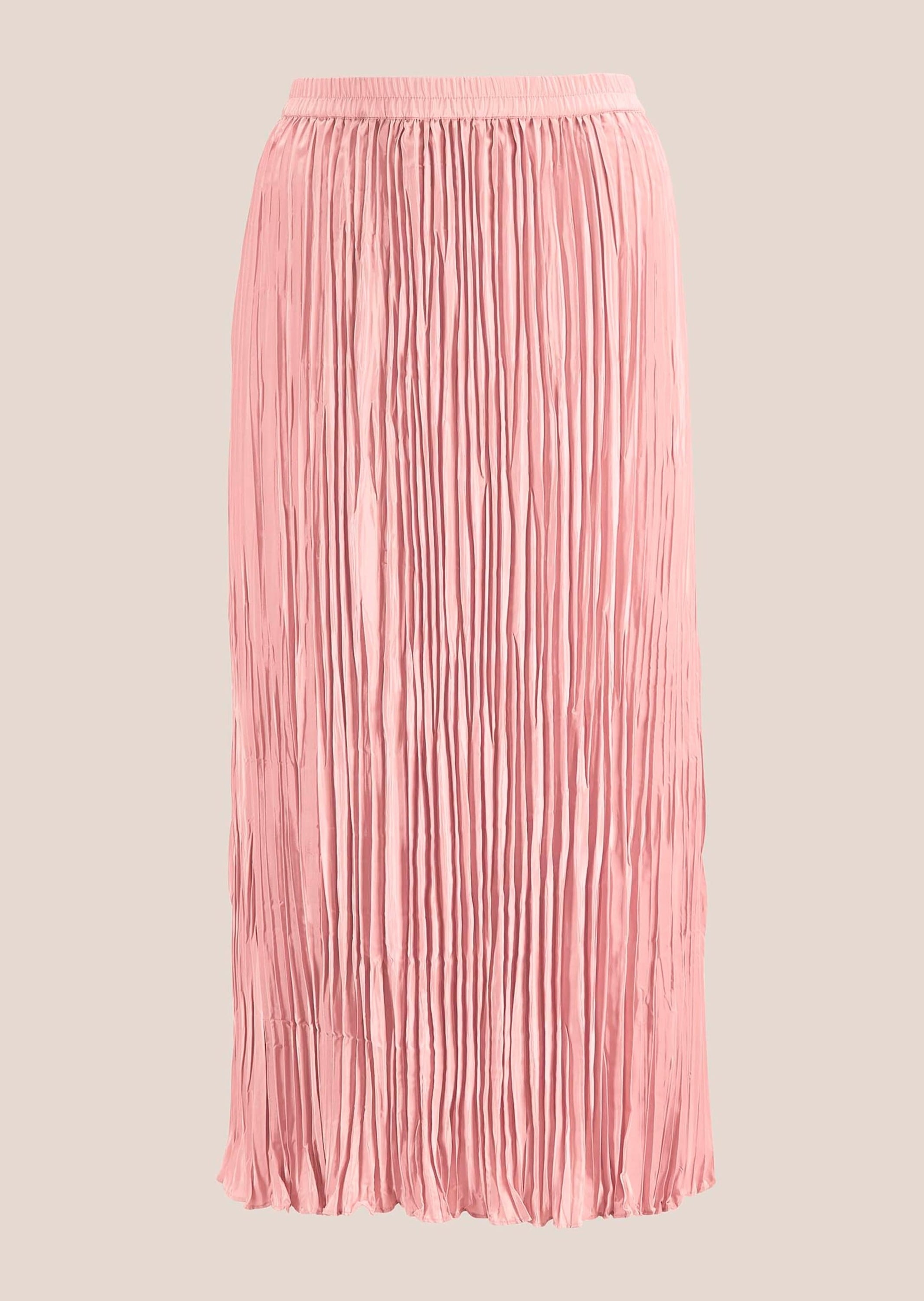 MADELEINE Midirock "Plisseerock Maxi-Rock mit Crash-Plissee" Crash-Plissee günstig online kaufen