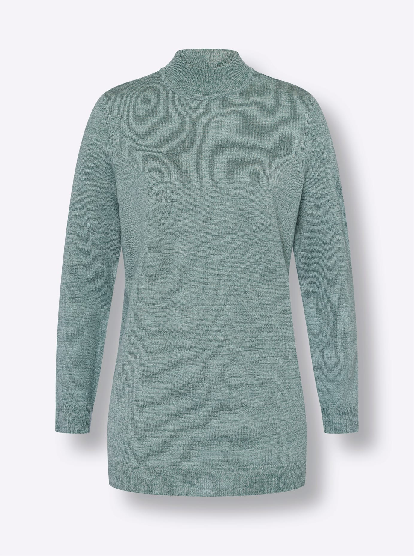Classic Basics Stehkragenpullover »Longpullover«