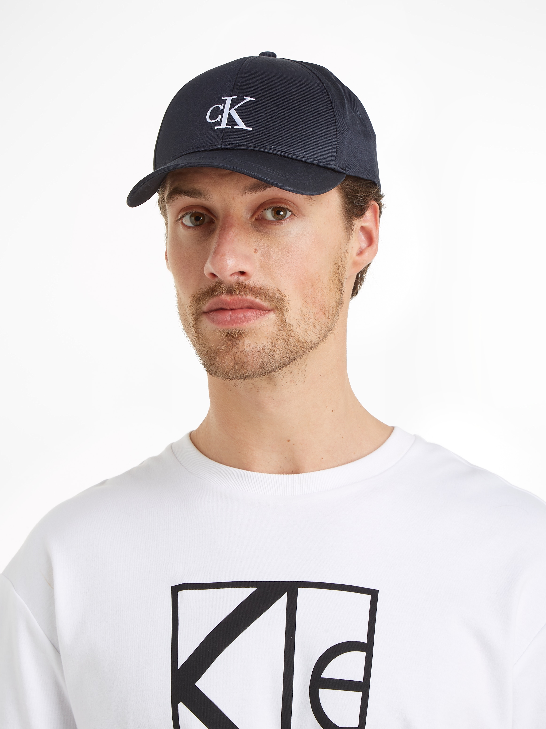 Calvin Klein Jeans Baseball Cap "MONOGRAM EMBRO CAP", mit Logostickerei günstig online kaufen