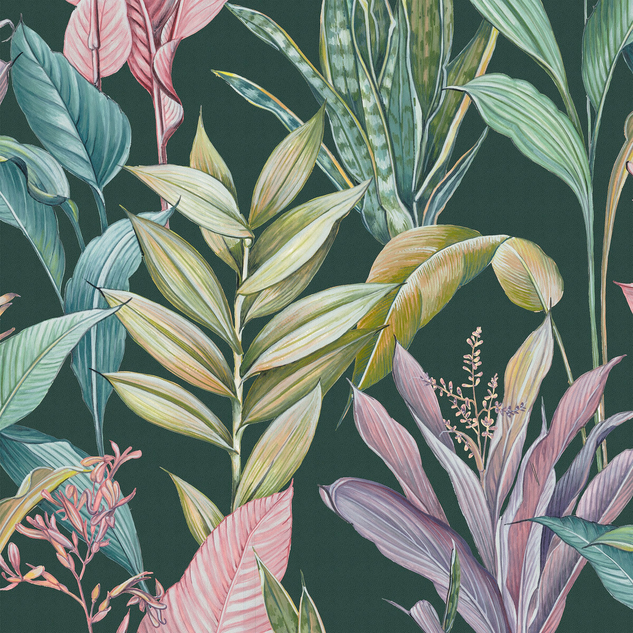 Superfresco Easy Vliestapete "Leona Grun" Motiv texturiert botanisch