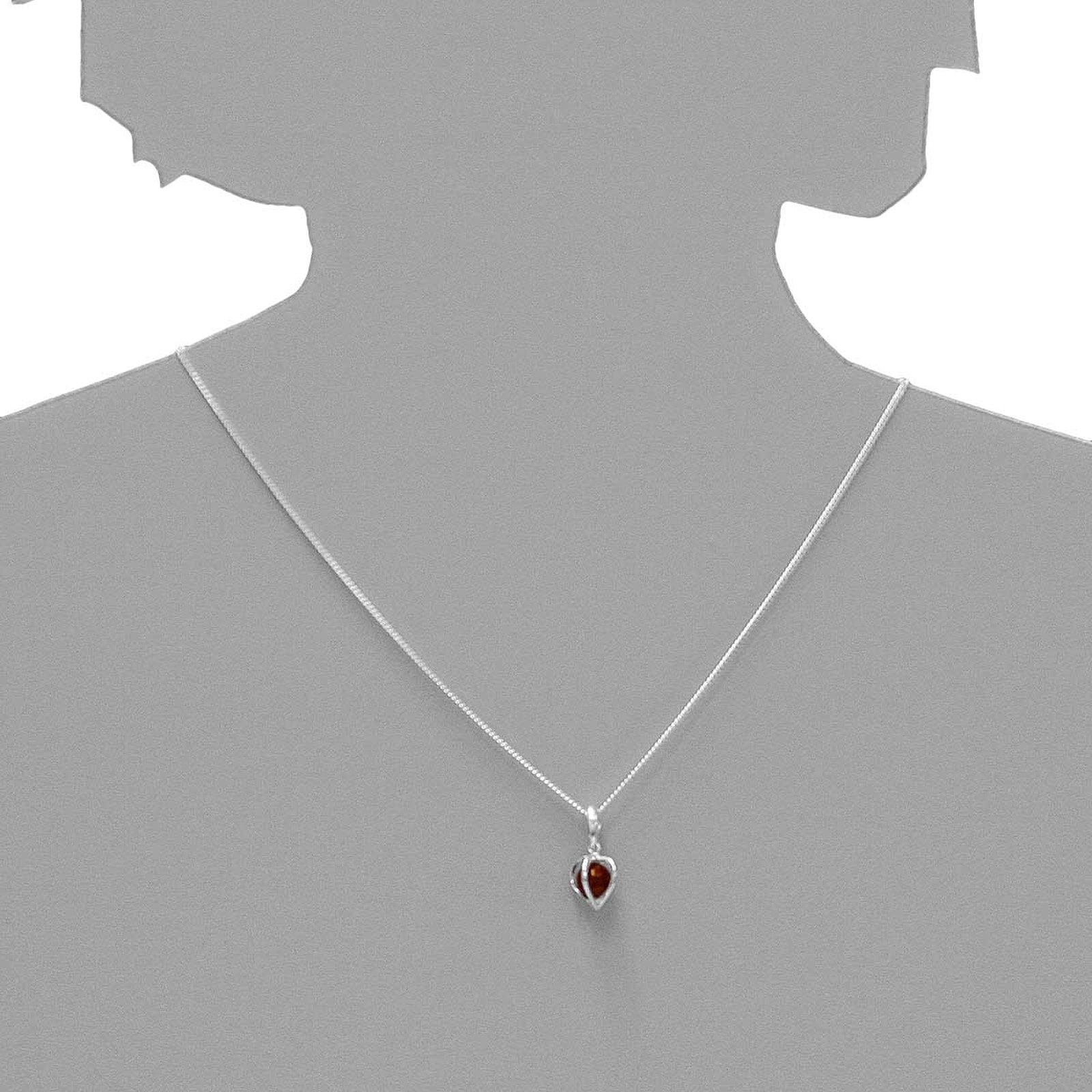 OSTSEE-SCHMUCK Kette mit Anhänger »Ostsee-Schmuck Kette mit Anhänger Finnja«, (2 tlg.)
