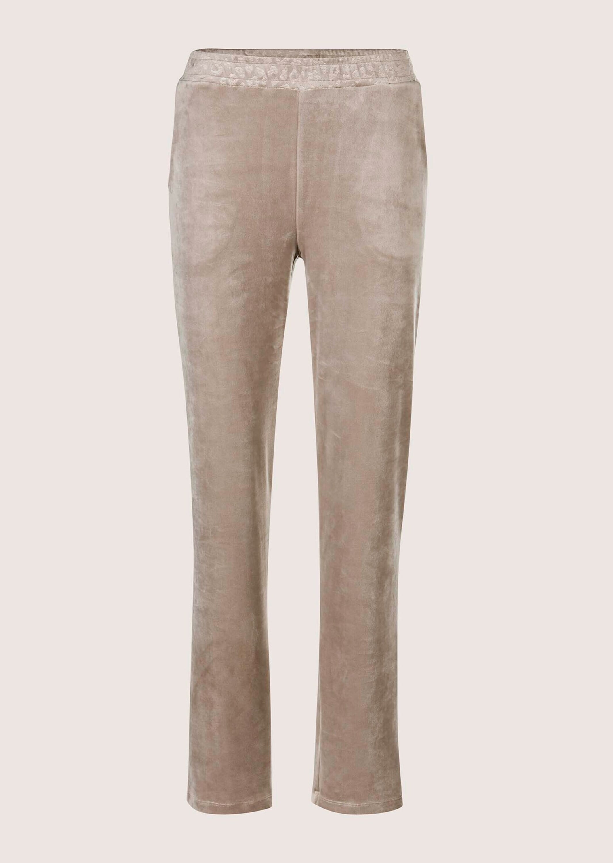 MADELEINE Schlupfhose "Sweathose Elegante Hose mit Leo-Print"