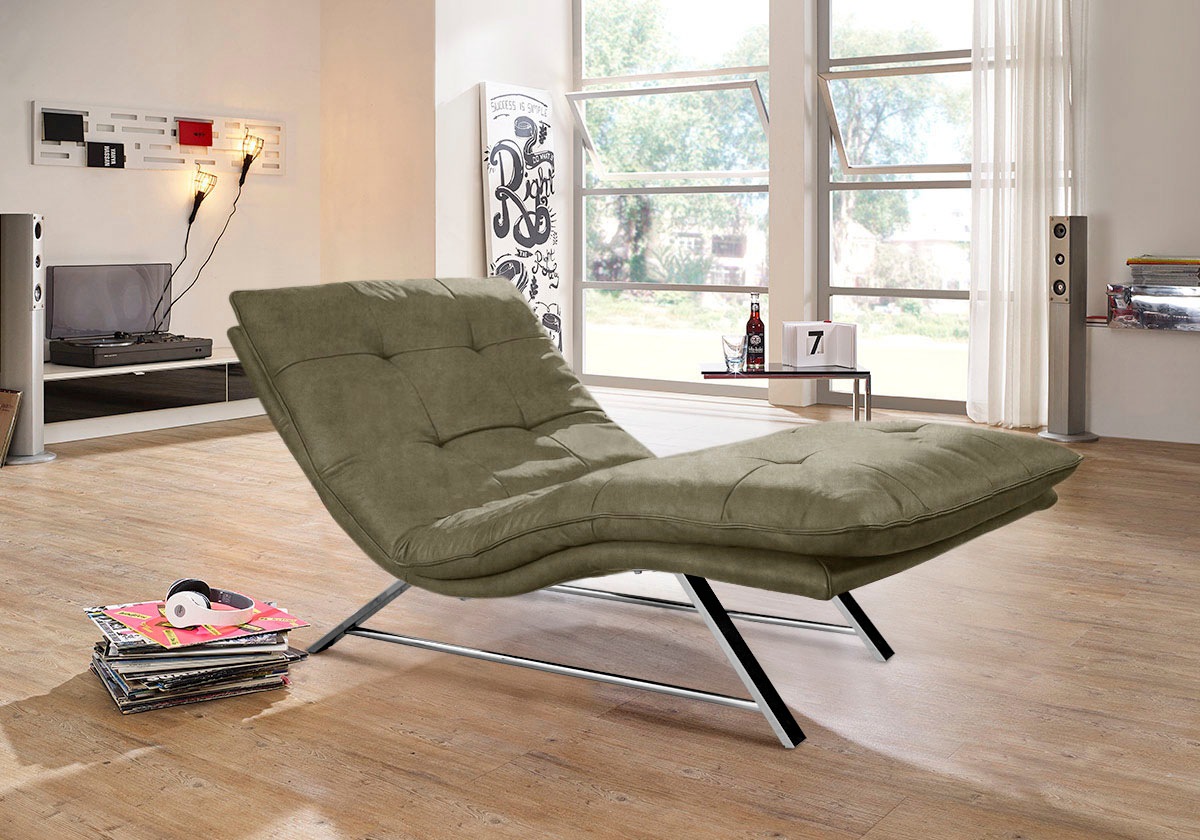 W.SCHILLIG Relaxliege "daily dreams" in Waffelkissen-Optik, wahlweise mit M günstig online kaufen