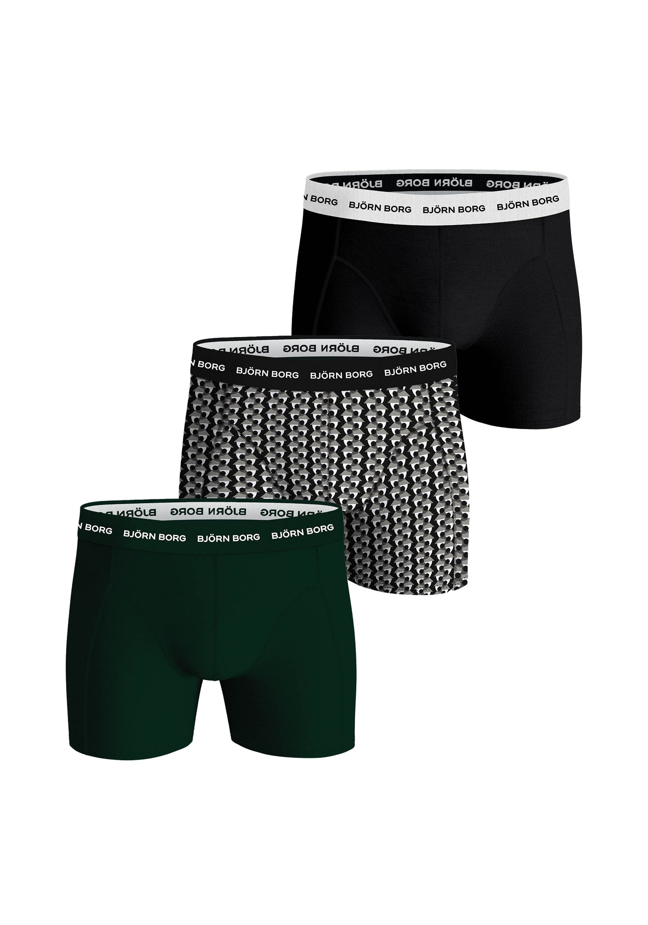 Björn Borg Boxershorts "Boxershort Cotton Stretch Boxer 3P 3er Pack" günstig online kaufen