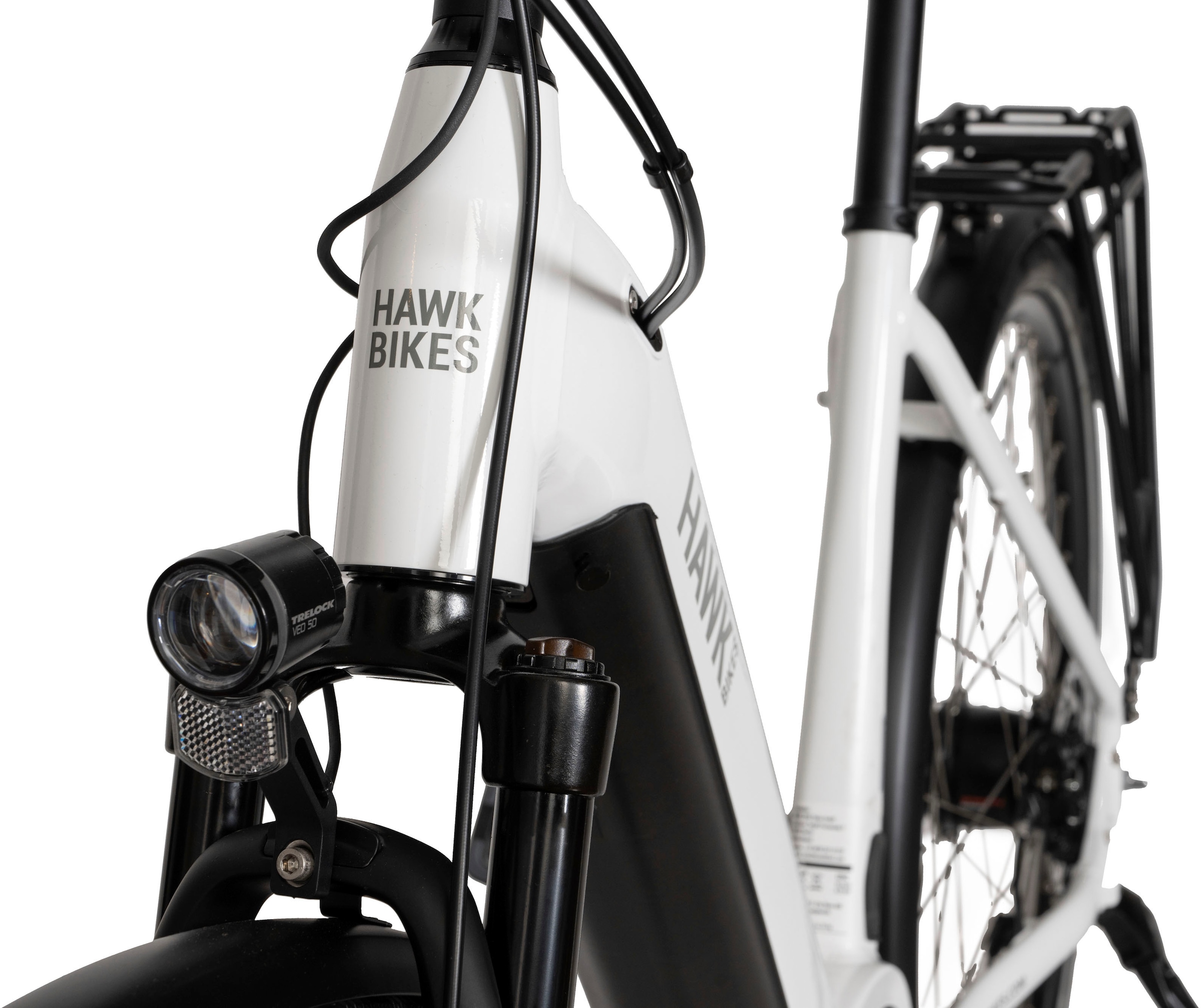 HAWK Bikes E-Bike »Wave 400«, 8 Gang, Shimano, Pedelec, Elektrofahrrad für Damen u. Herren