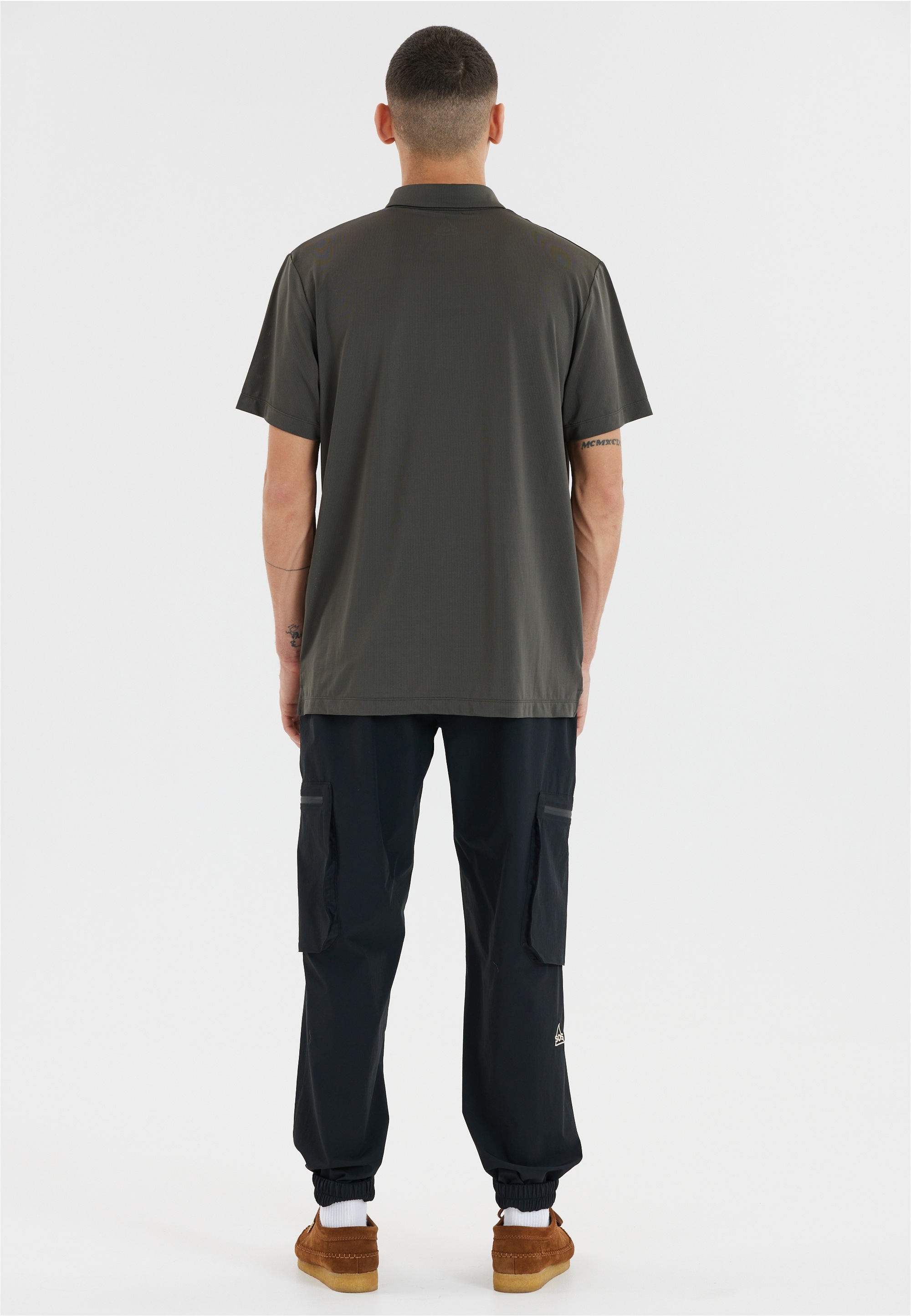 Poloshirt Homme SOS Etna Noir M 3