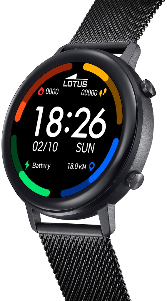 Lotus Smartwatch »50043/1«, (Armbanduhr, Damenuhr, Herrenuhr, Geschenkidee, Edelstahlarmband)
