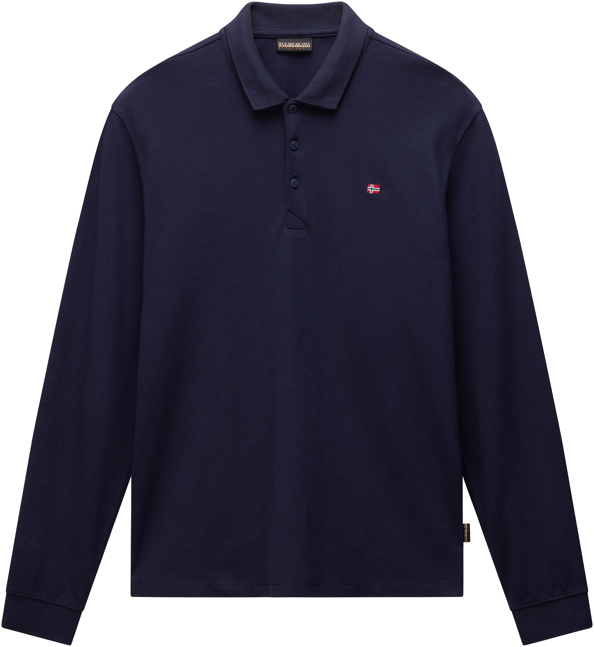 Napapijri Langarm-Poloshirt »EALIS LS 1«, Mit Rundhalsausschnitt