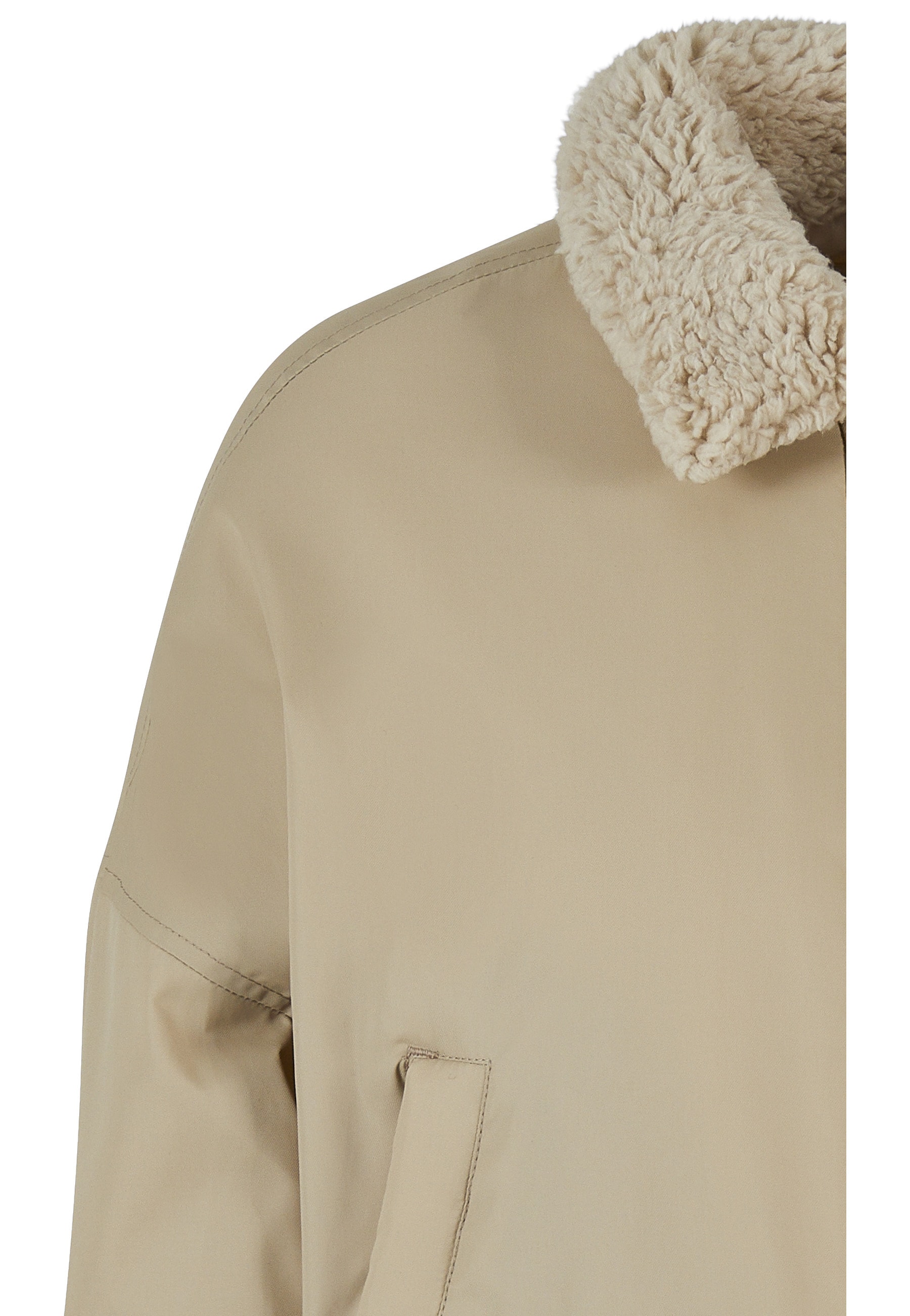 URBAN CLASSICS Winterjacke »Urban Classics Damen Ladies Pilot Bomber Jacket« 1 Stk. tlg. ohne Kapuze