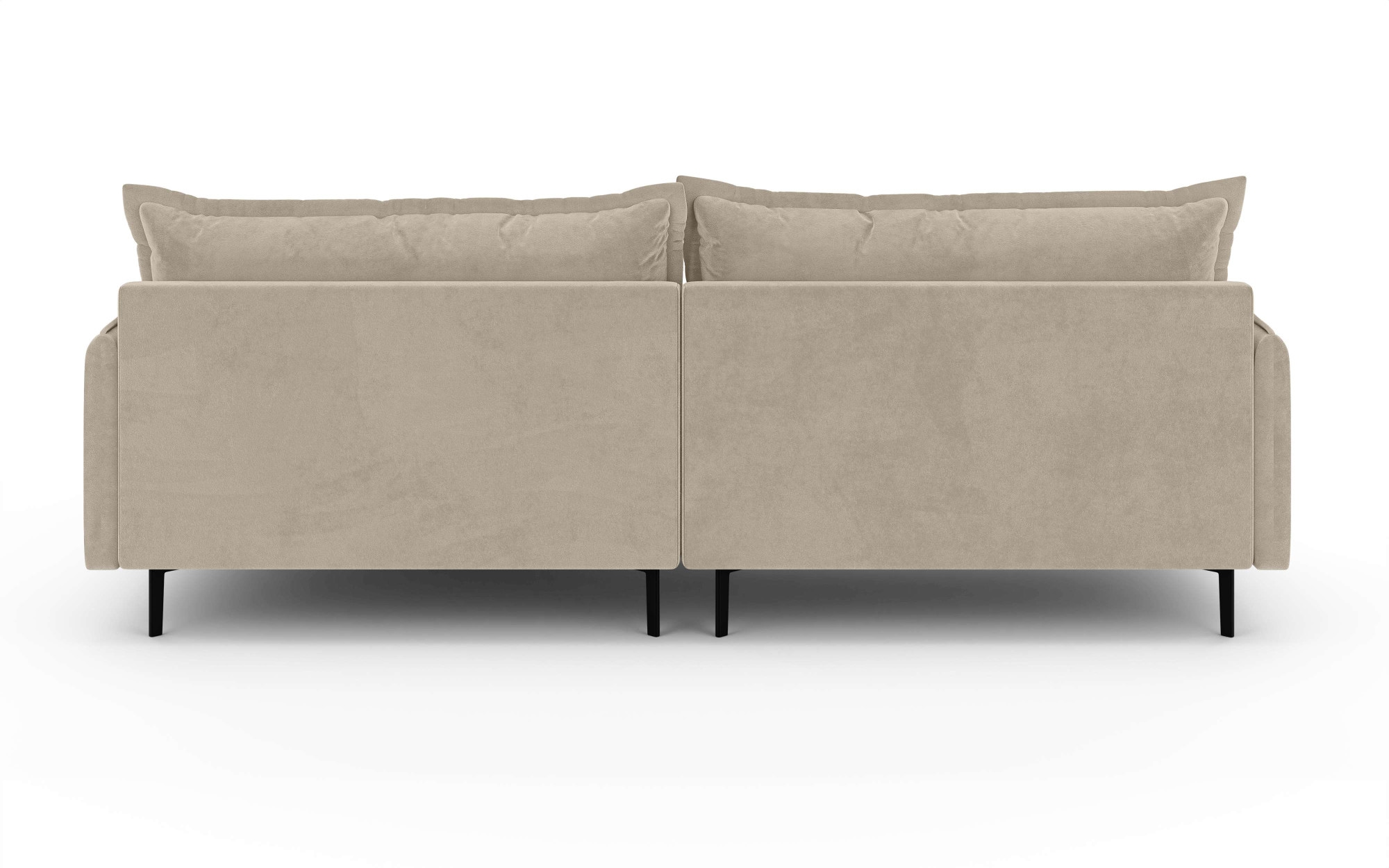 INOSIGN Ecksofa »ALEXANDRIA mit Recamiere rechts oder links bestellbar, moderne Bezüge«, L-Form mit Wellenunterfederung, Maße: B/H/T 246/86/190 cm