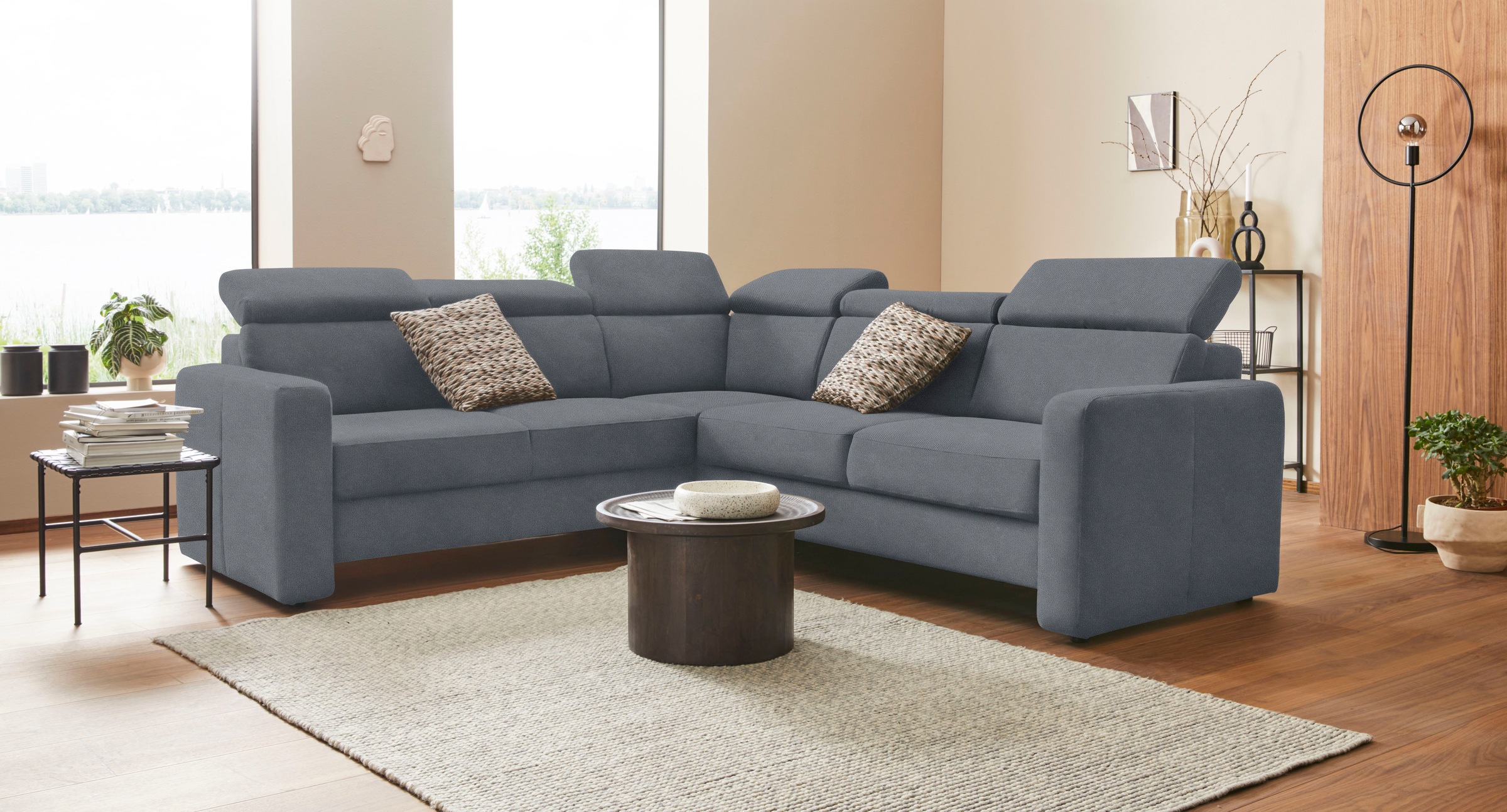 sit&more Ecksofa "Bologna L-Form", Kopfteilverstellung, wahlweise mit Bettf günstig online kaufen