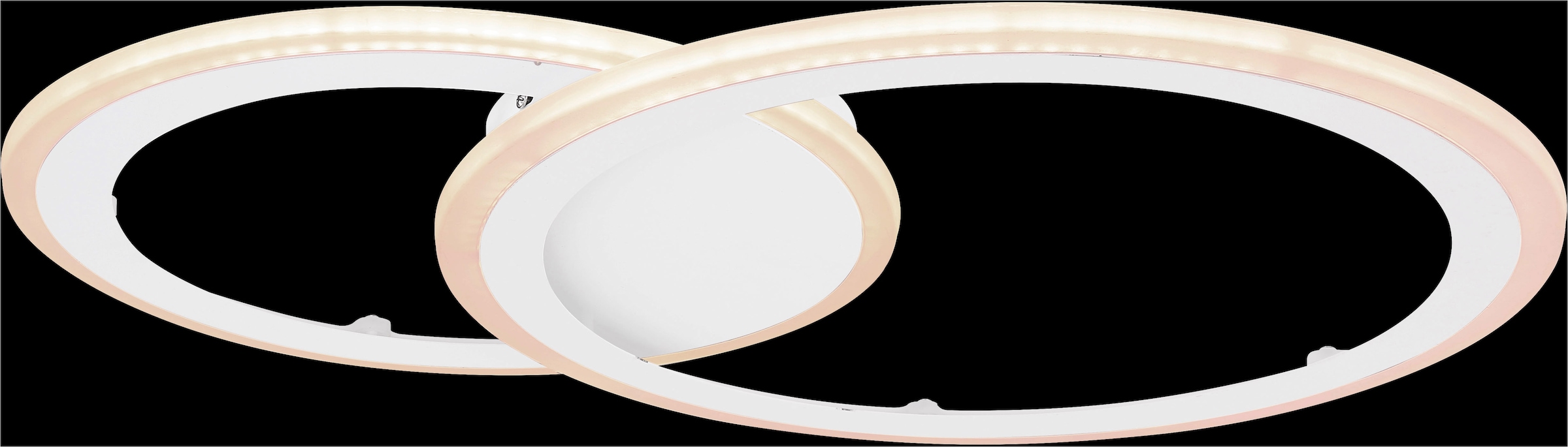GLOBO LIGHTING LED Deckenleuchte »FENNA«, Leuchtmittel LED-Modul | LED fest integriert, Deckenlampe/rund/Wohnzimmer/Schlafzimmer/modern