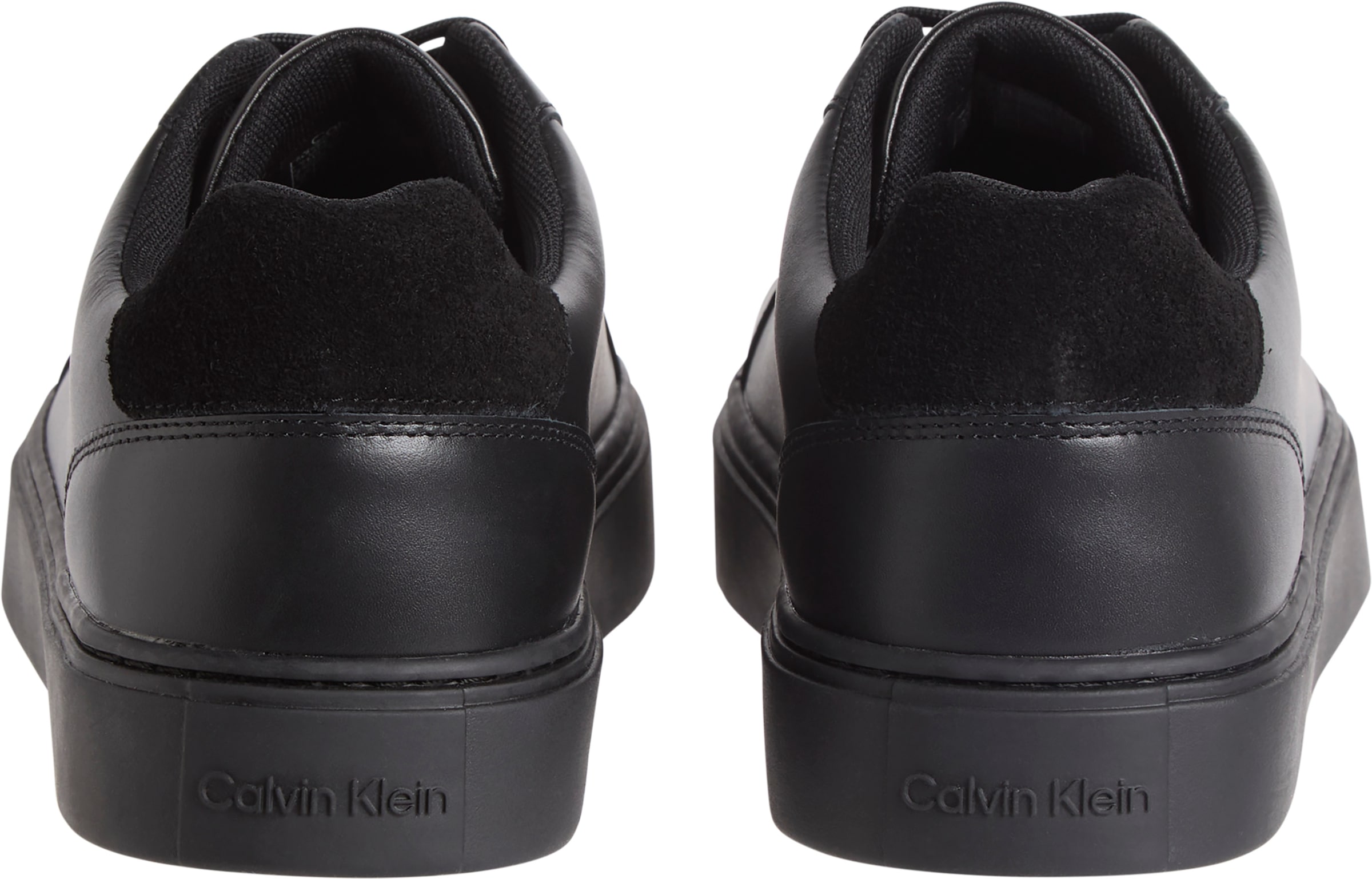 Calvin Klein Jeans Sneaker »CLASSIC CUPSOLE LACEUP LTH«  Schnürschuh, Freizeitschuh mit Fersenbesatz und seitlichem CK-Logo