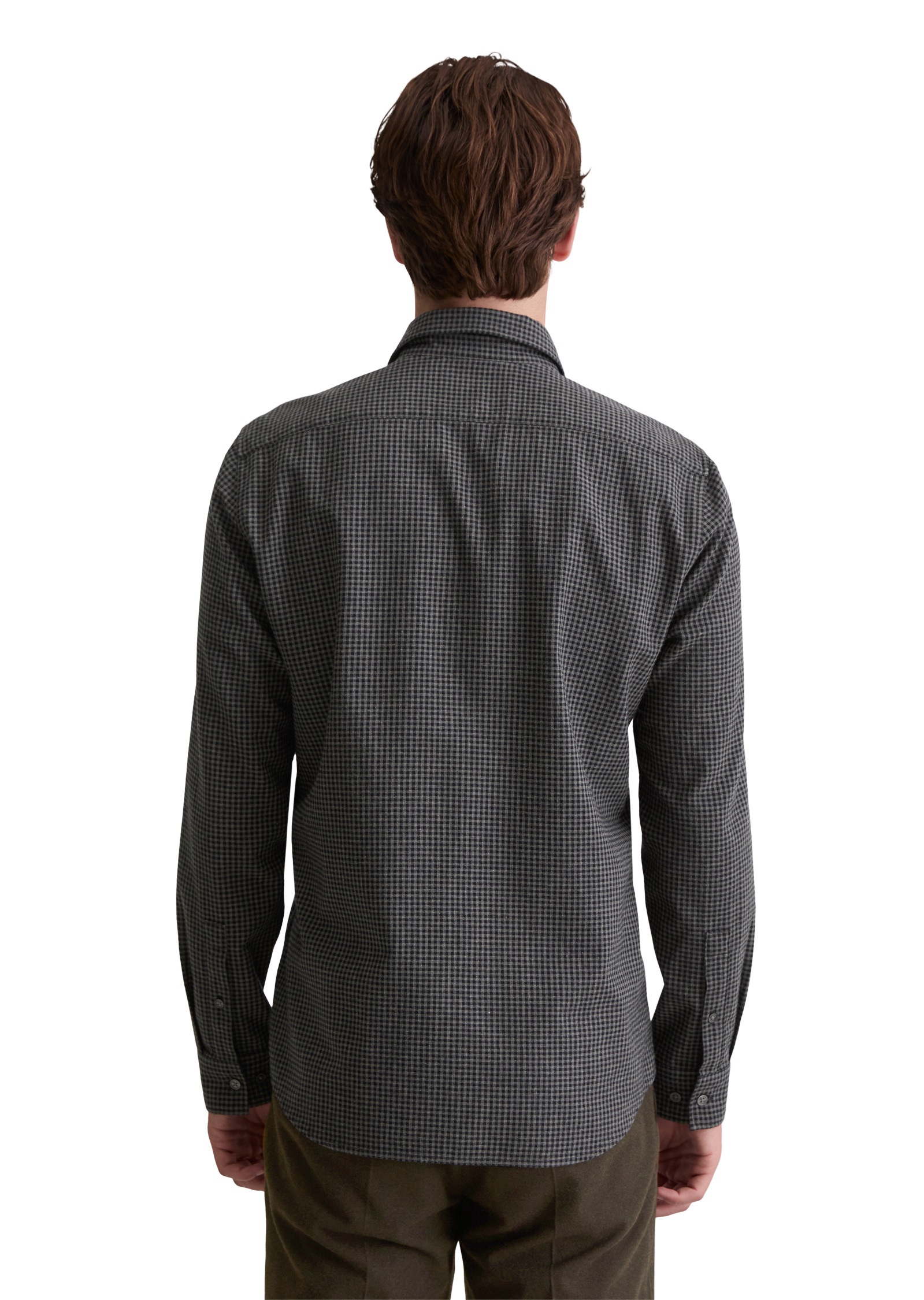 Thumbnail - Marc OPolo Langarmhemd "aus leichtem Bio-Baumwoll-Flanell"