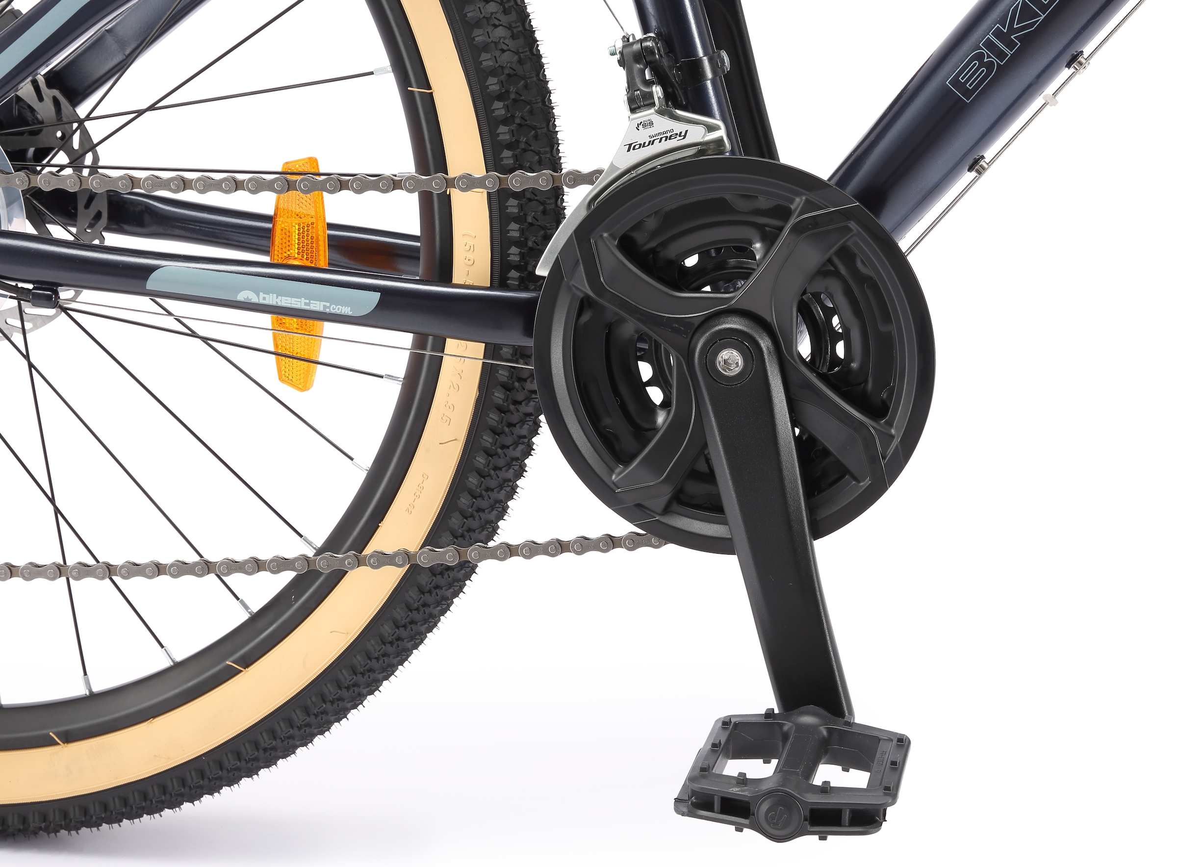 Bikestar Mountainbike 21 Gang Shimano RD-TY300 Schaltwerk Kettenschaltung für Damen und Herren, Kettenschaltung