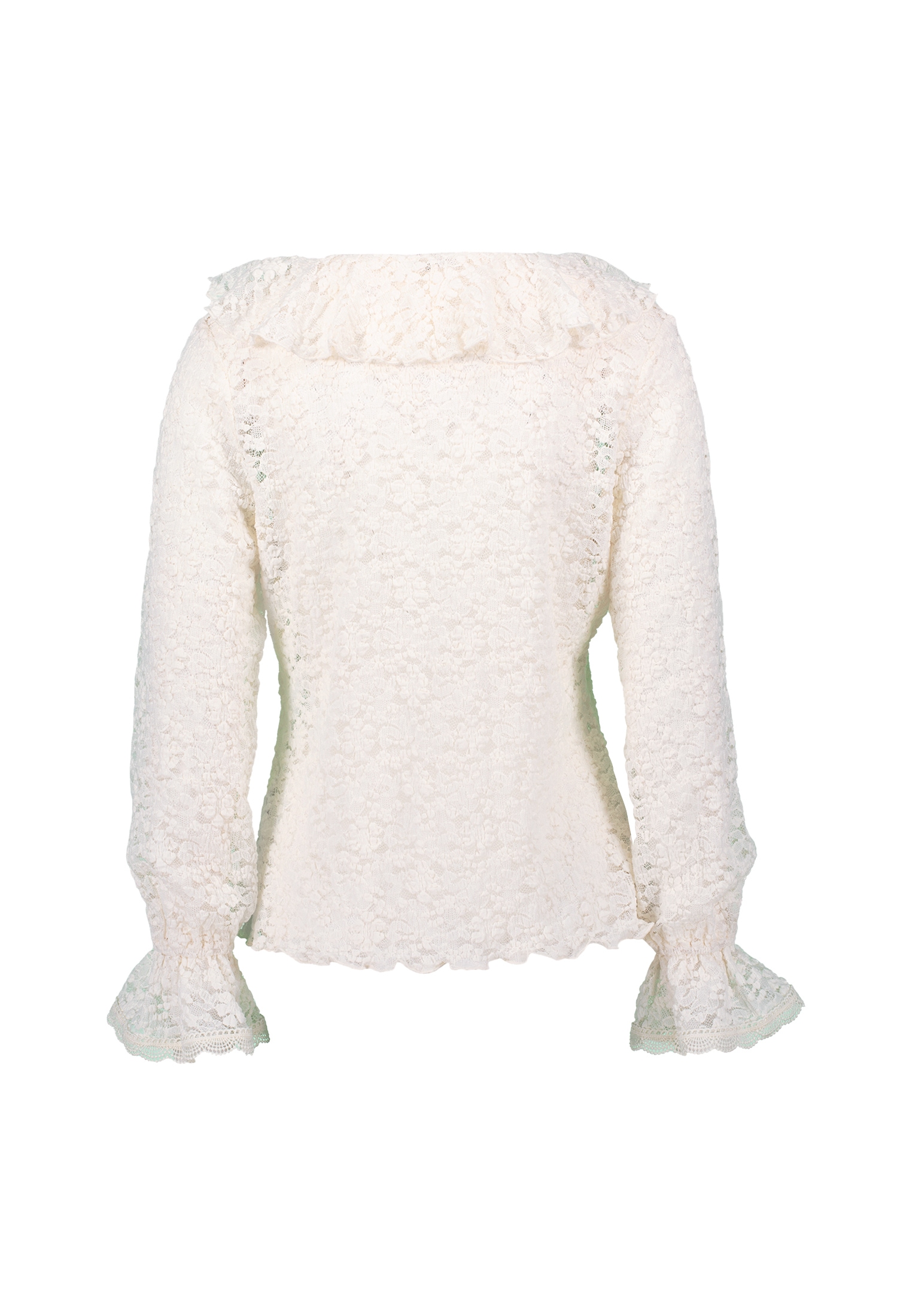 Zero Blusentop »zero Damen Boho-Bluse aus Spitze«