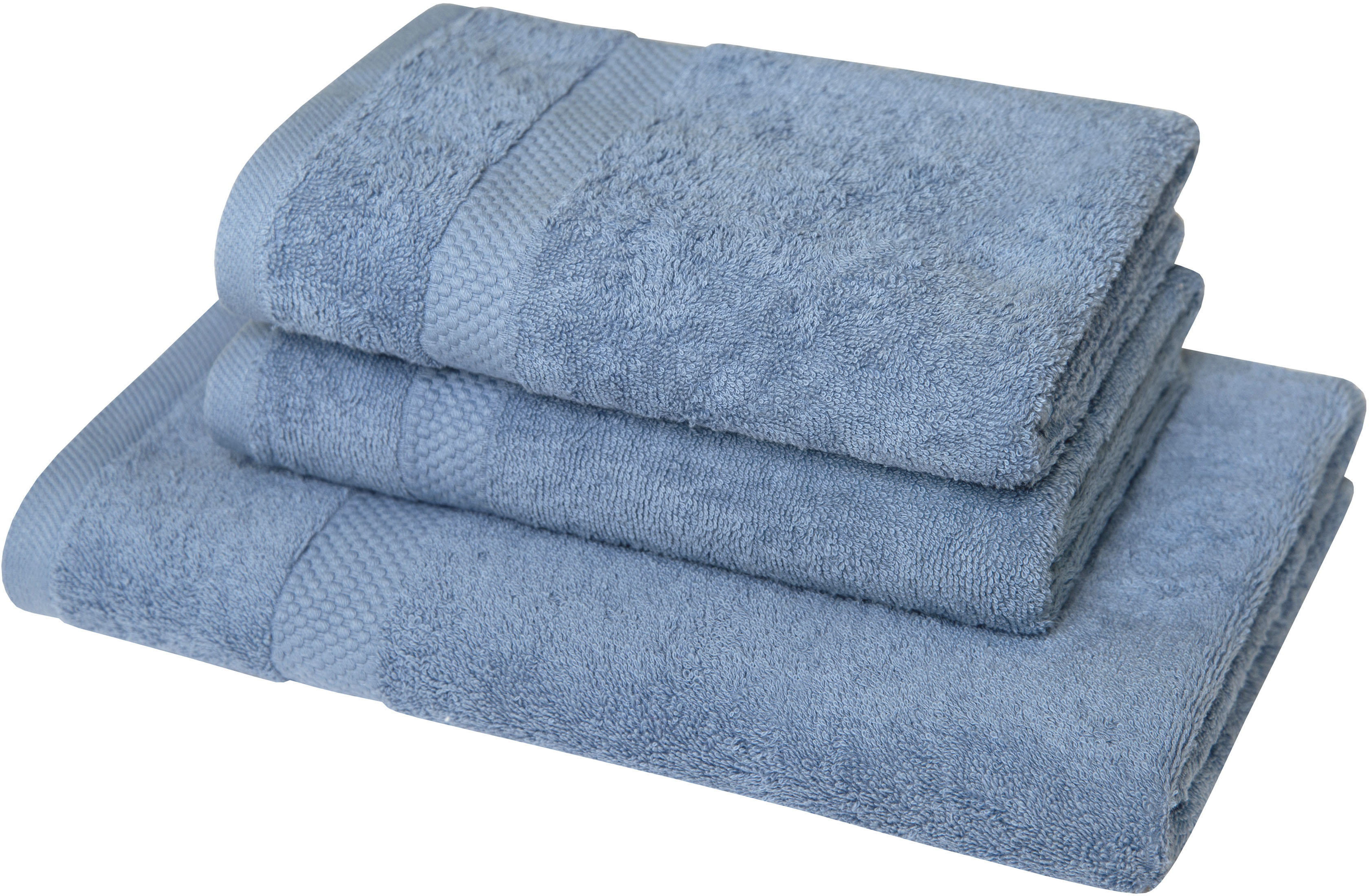 Dyckhoff Handtuch Set "Planet" Set 3 Stk. Walkfrottier 2 Handtücher (50x100cm), 1 Duschtuch (70x140cm)